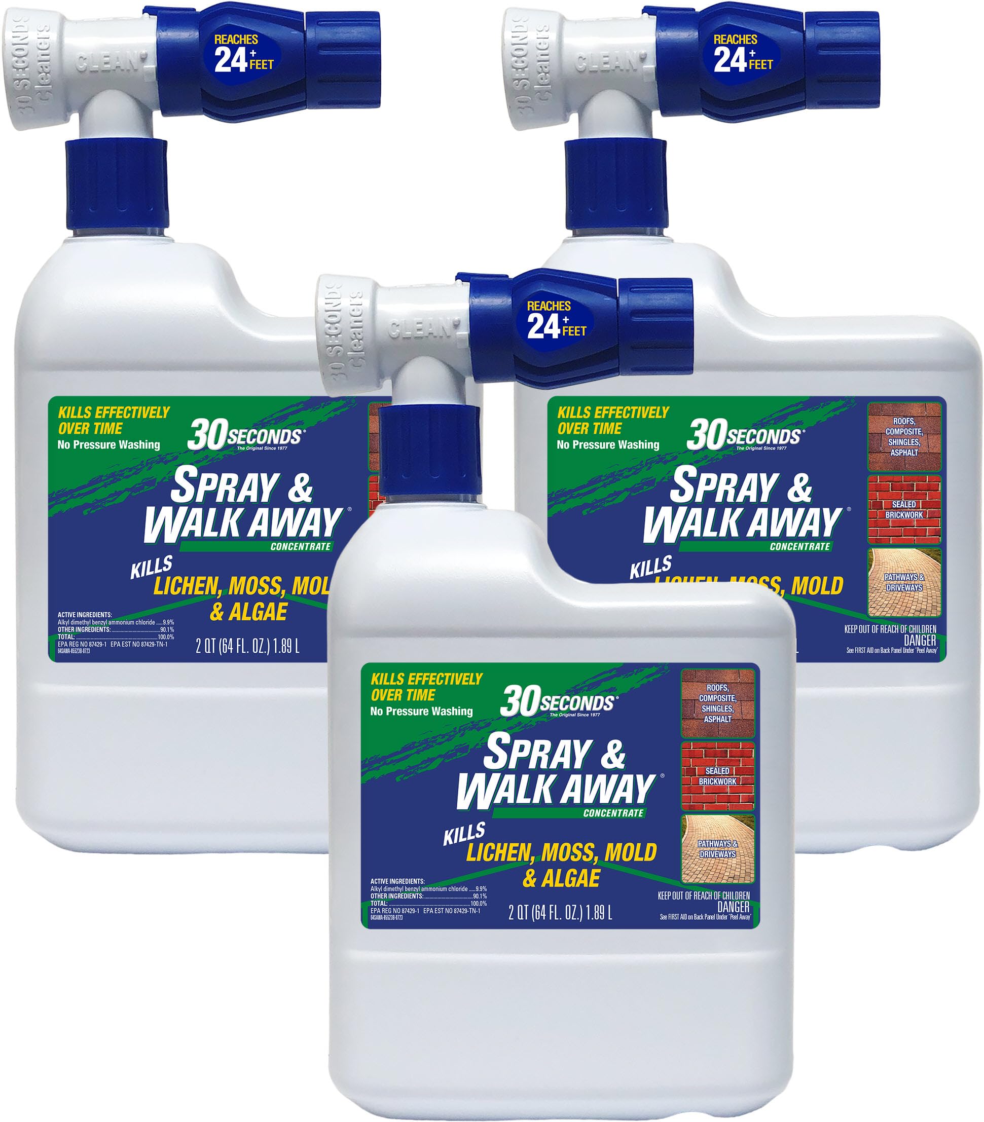30 SECONDS Spray & Walk Away Hose‑End Sprayer