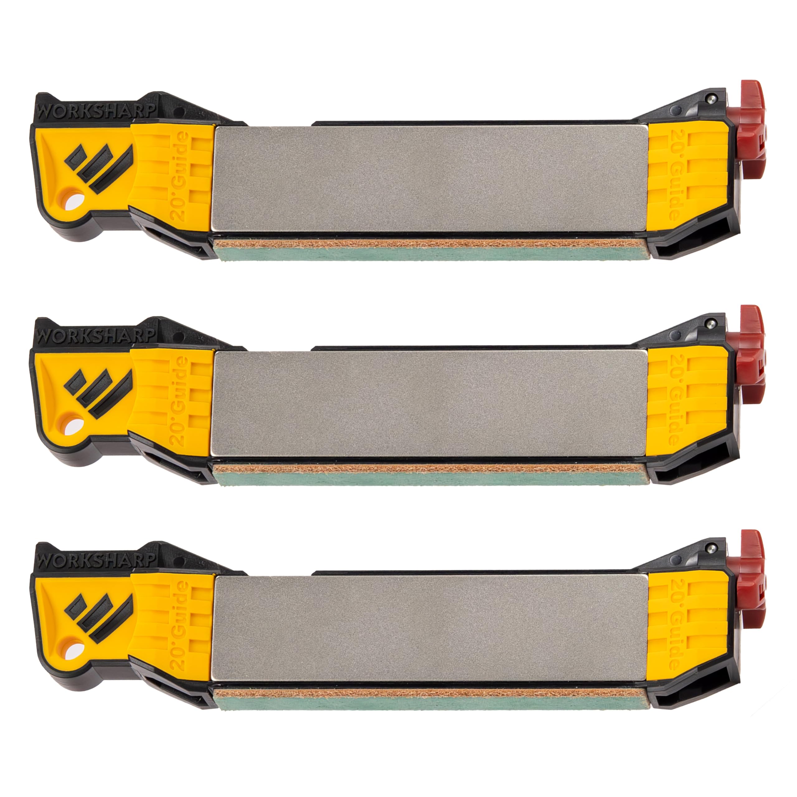 Work Sharp Guided Field Sharpener 3 Pack Gift Set, Travel Knife Sharpener Tool Multi Pack