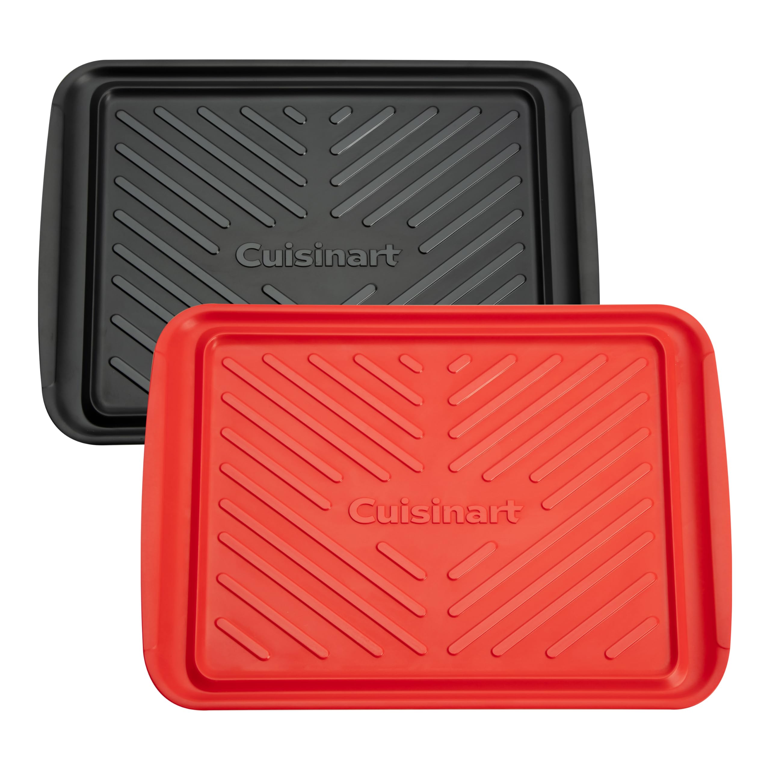 Cuisinart Grilling Prep & Serve Trays (Red & Black)