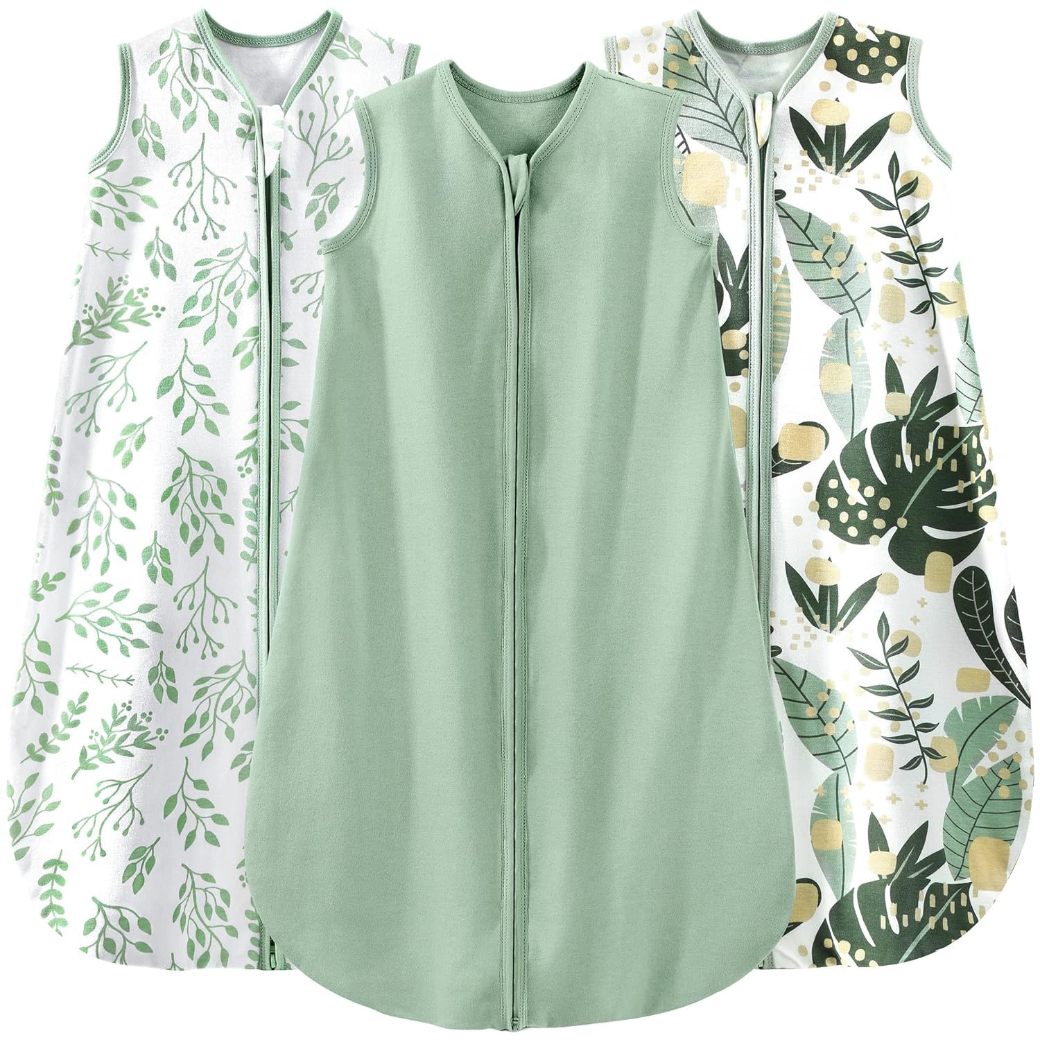 Yoofoss Organic Cotton Sleep Sacks (3-Pack)