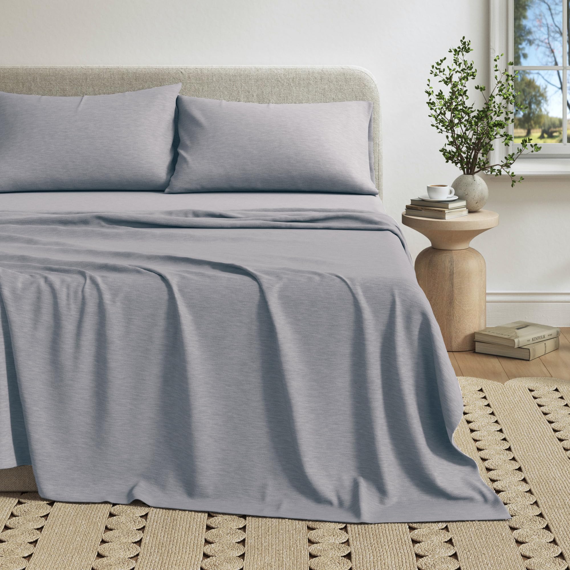 Great Bay Home Cotton Blend Jersey Sheets