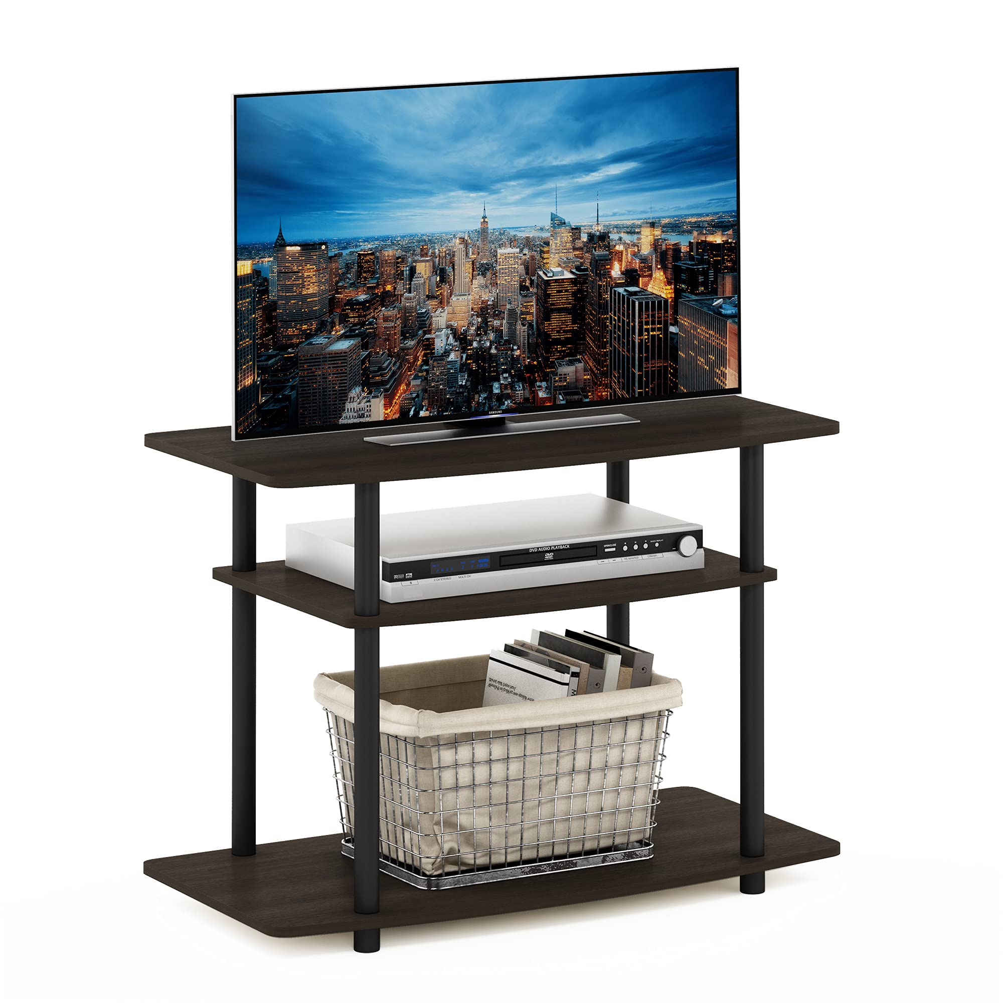 Furinno Turn-N-Tube 3-Tier TV Stand