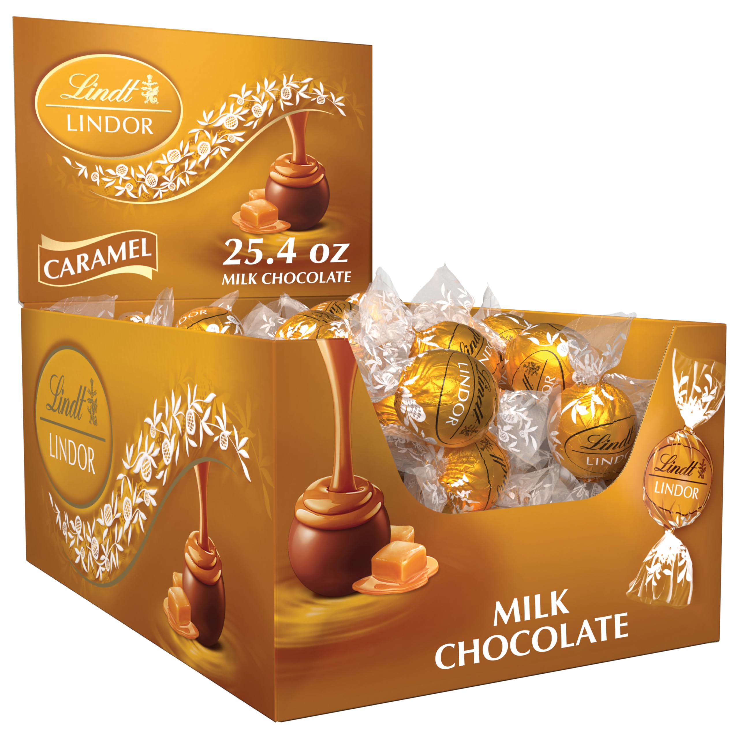 Lindt LINDOR Caramel Milk Chocolate Truffles
