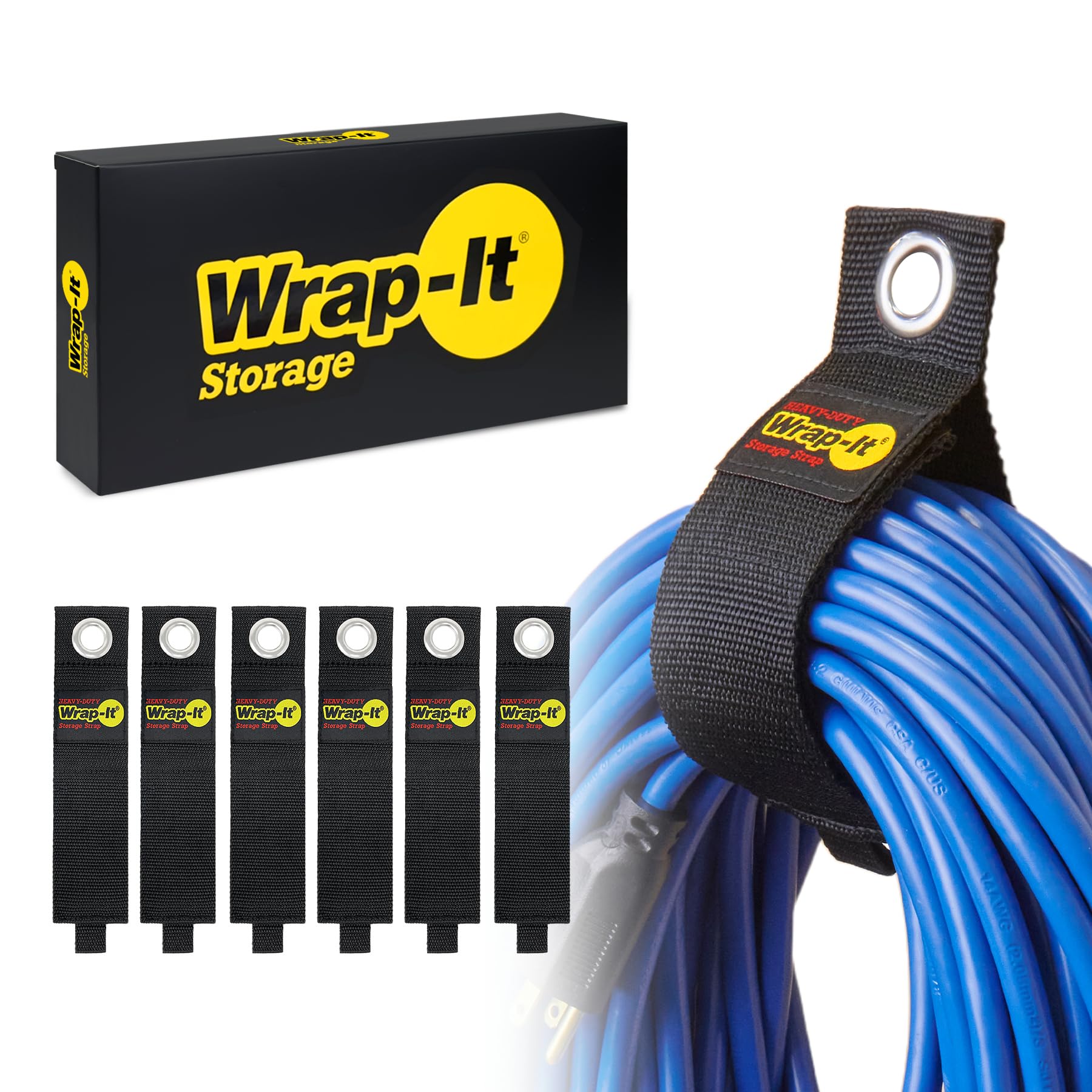 Wrap-It Heavy-Duty Storage Straps (17-inch)