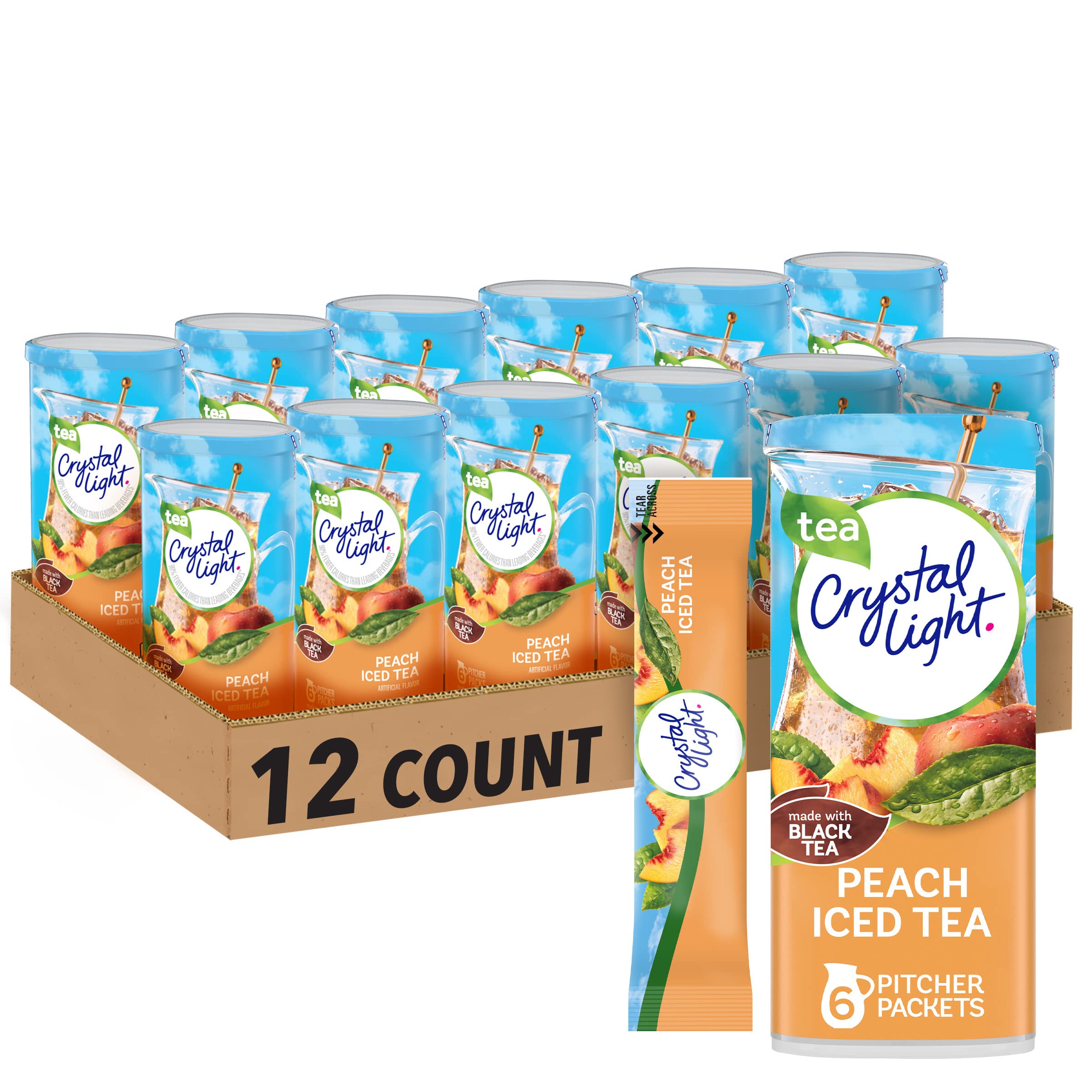 Crystal Light Peach Iced Tea Pitcher Pack