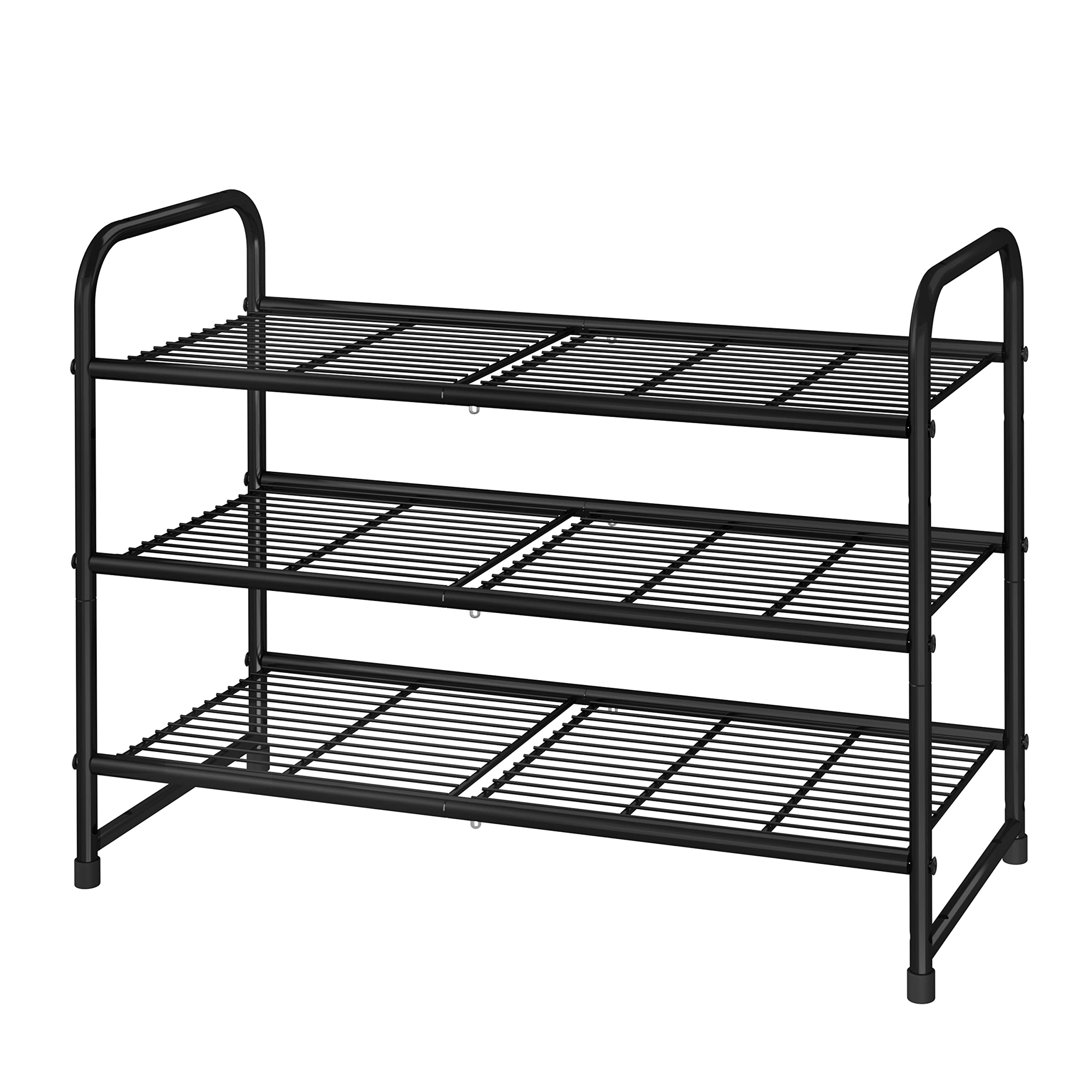 Simple Trending 3-Tier Stackable Shoe Rack