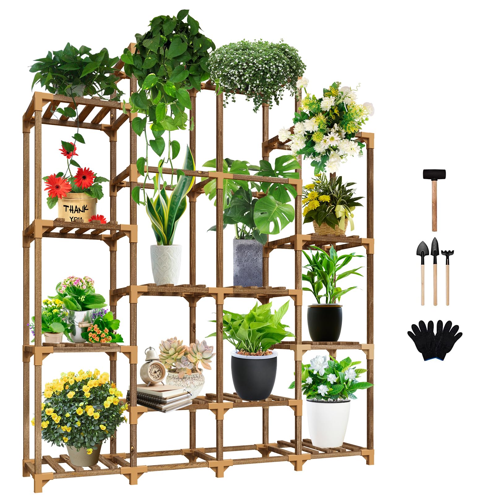 Uneedem 14-Tier Tall Plant Shelf