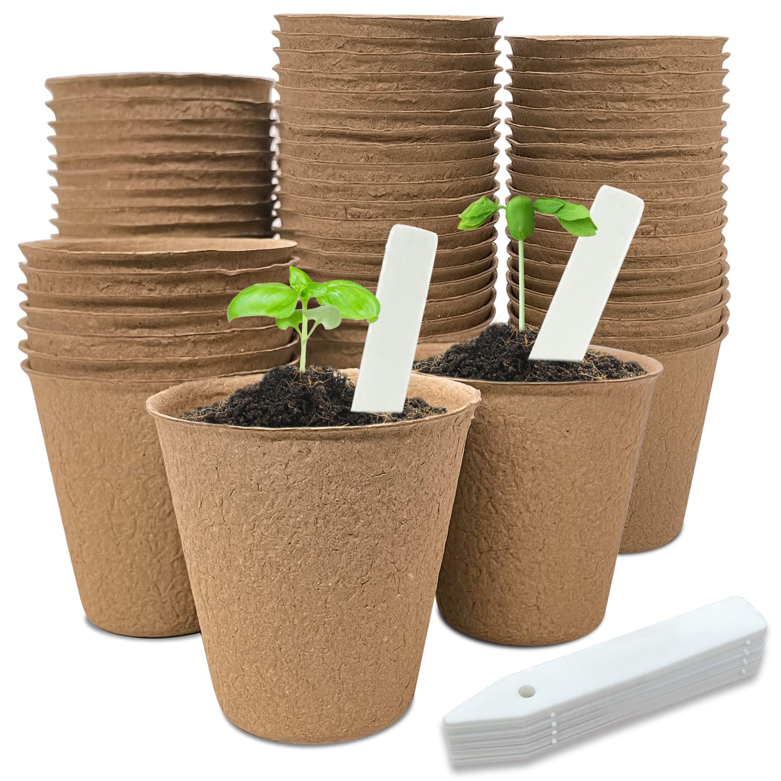 Biodegradable Peat Pots (40-Pack)