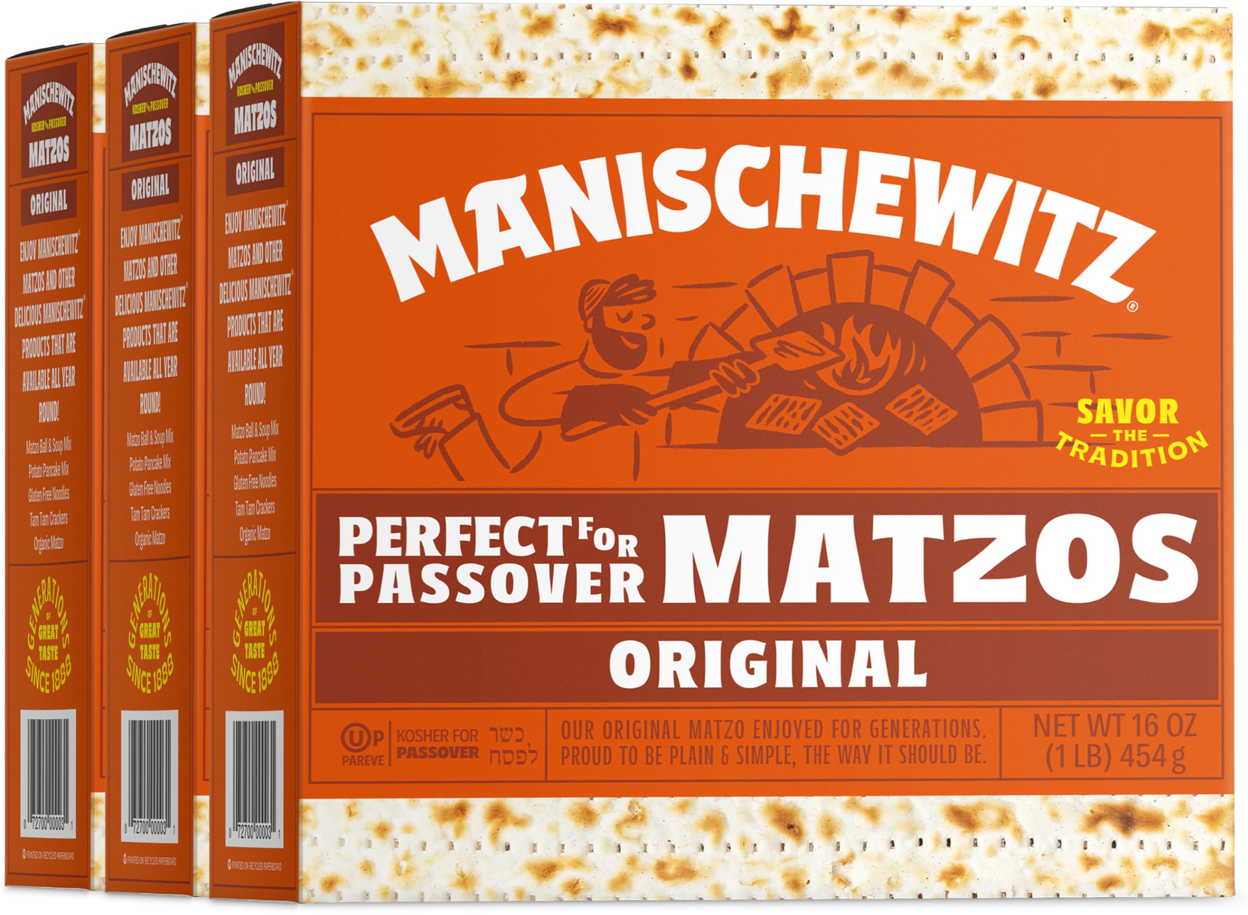 Manischewitz Classic Matzo (3-Pack)