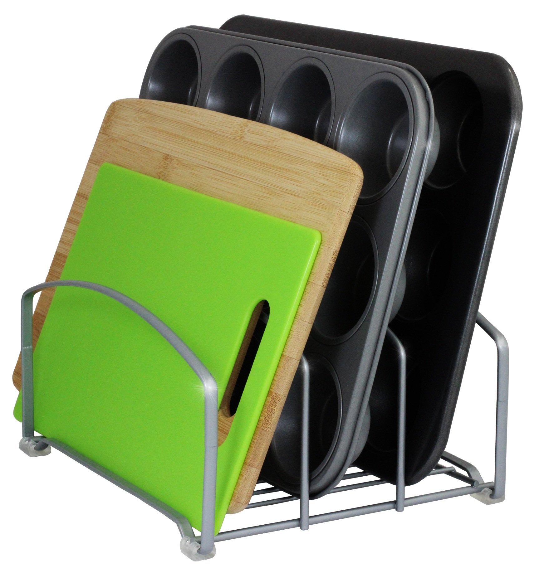 Deco Brothers 3-Slot Cookware Organizer Rack