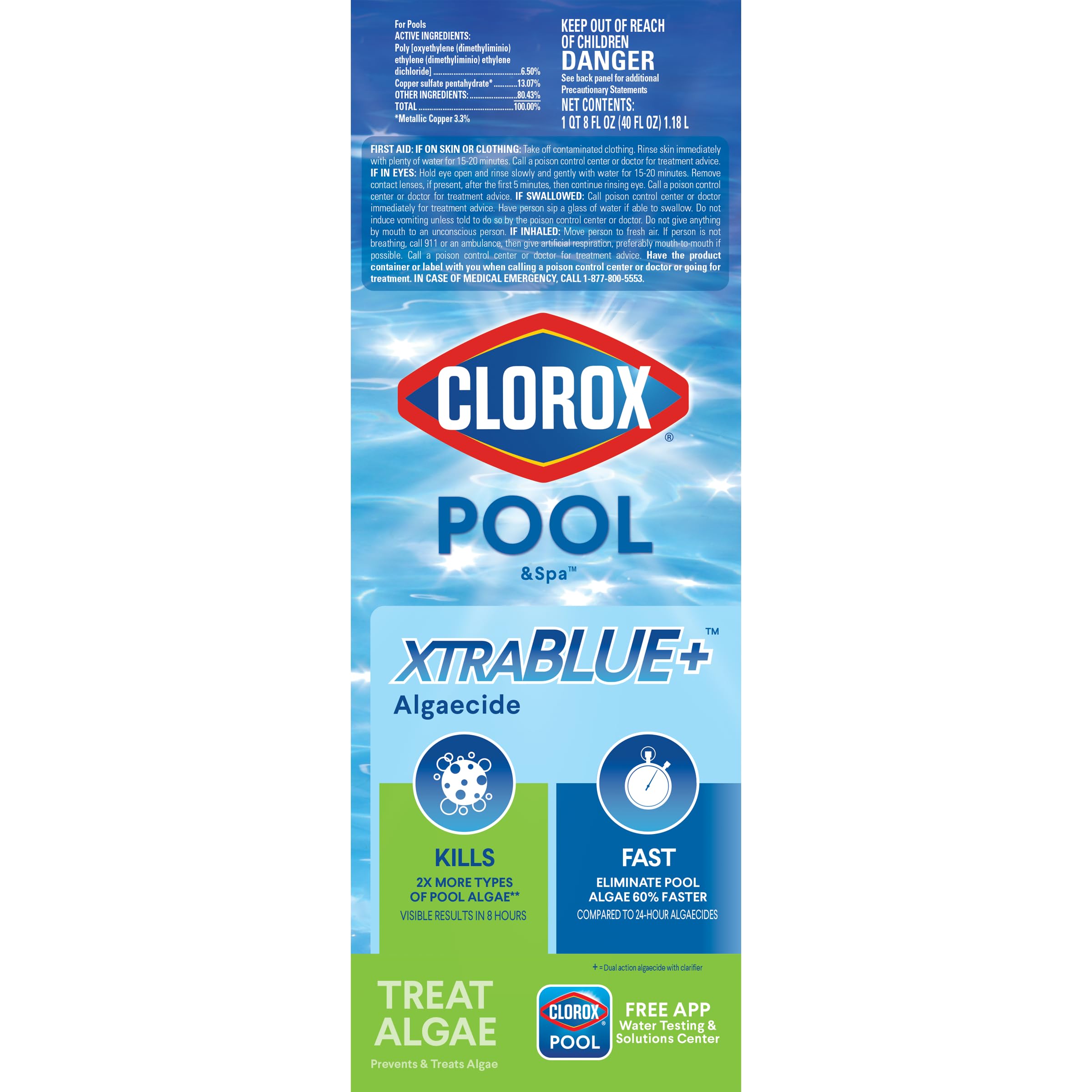 Clorox XtraBlue Plus Algaecide