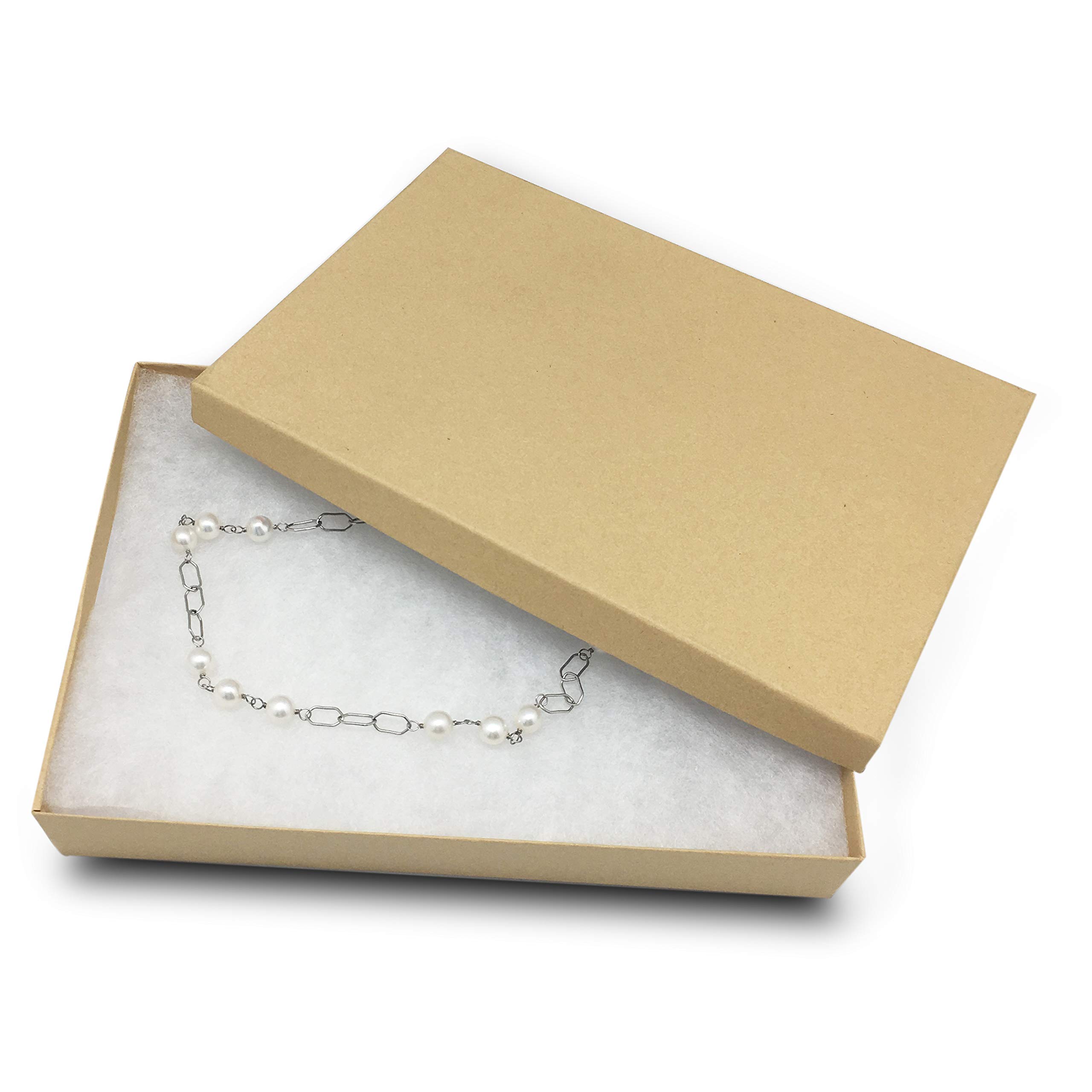 TheDisplayGuys Kraft Jewelry Boxes (25-Pack)