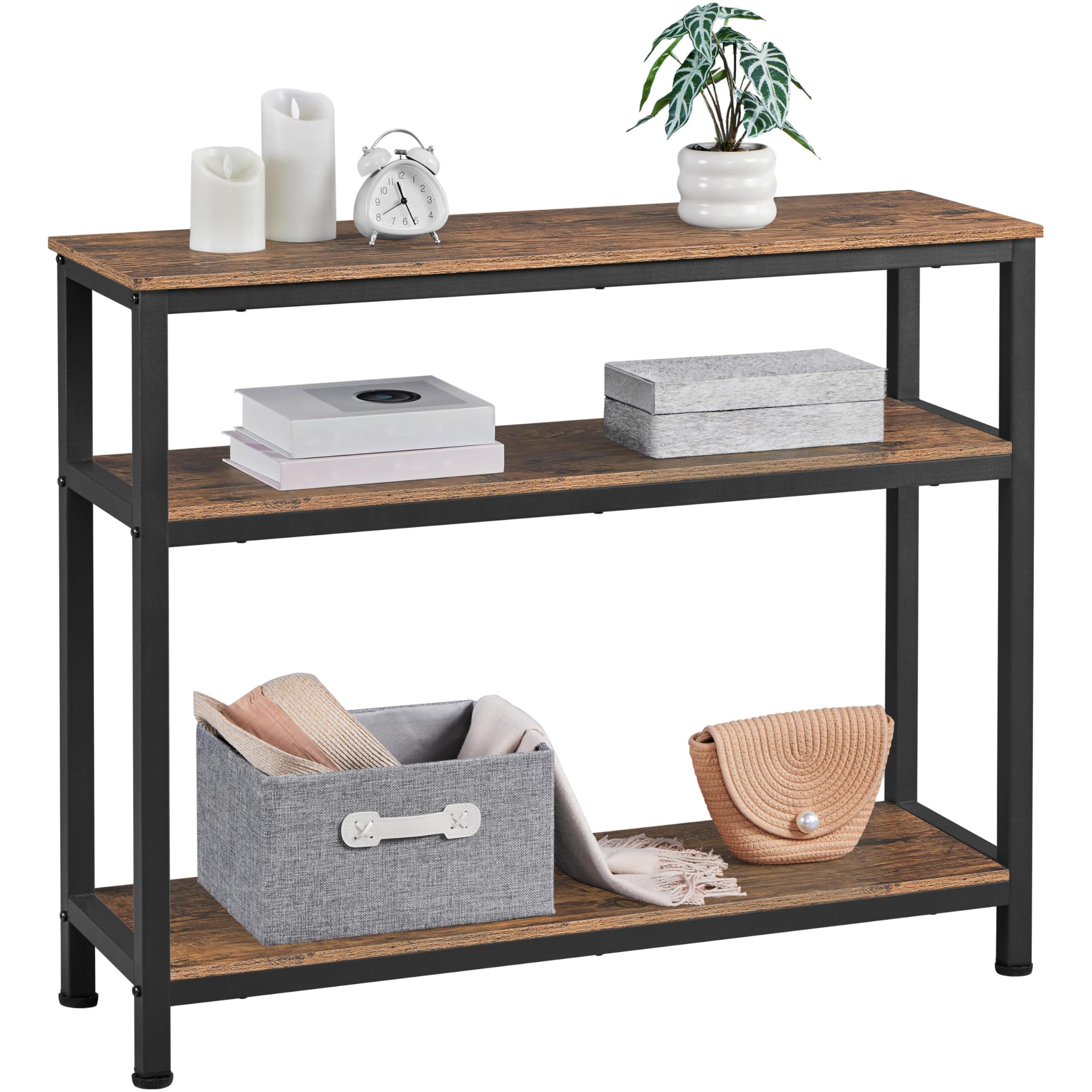 Yaheetech Industrial Narrow Console Table