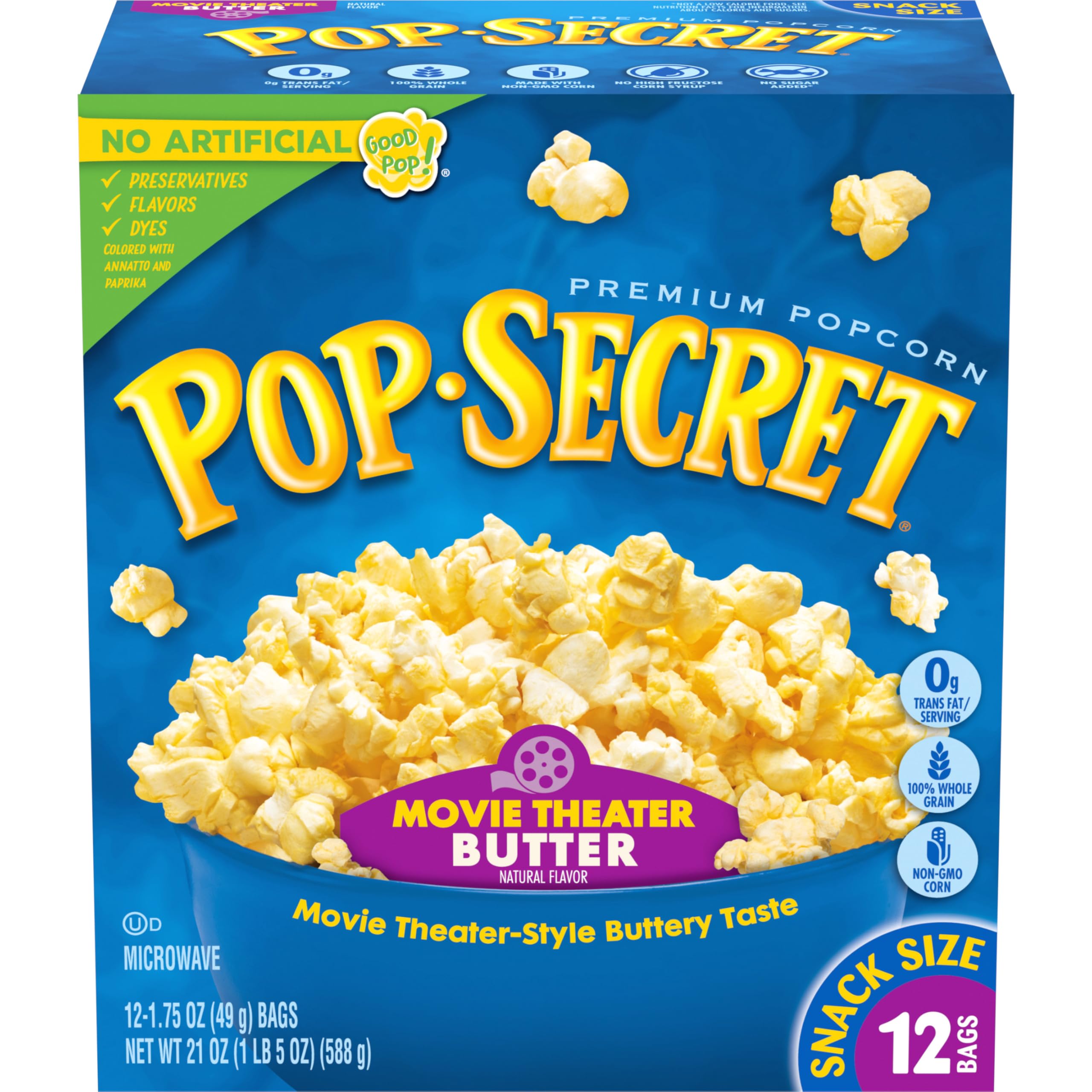 Pop Secret Movie Theater Butter Popcorn