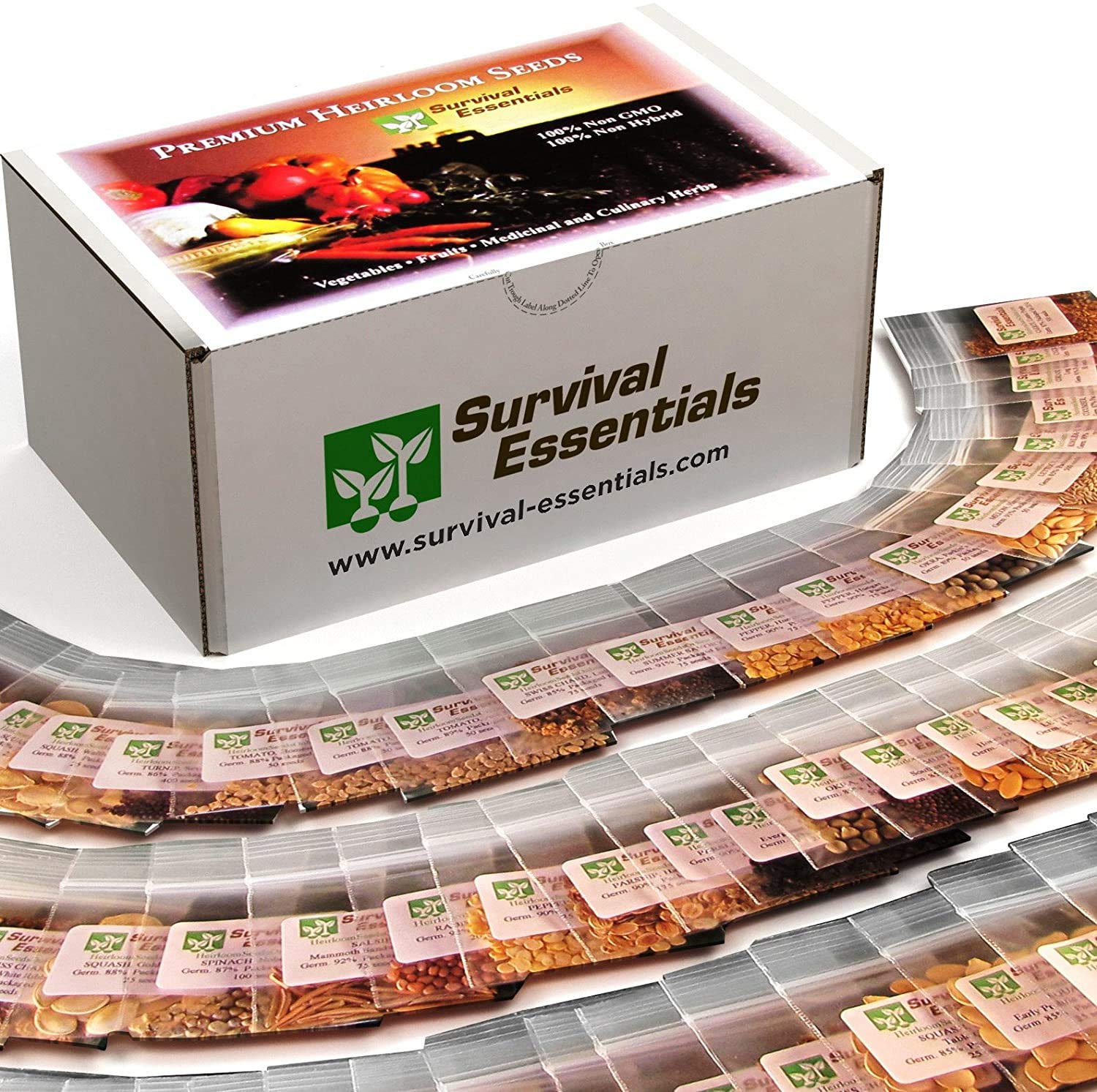 Garden Heirloom Seed Vault (100 Varieties)