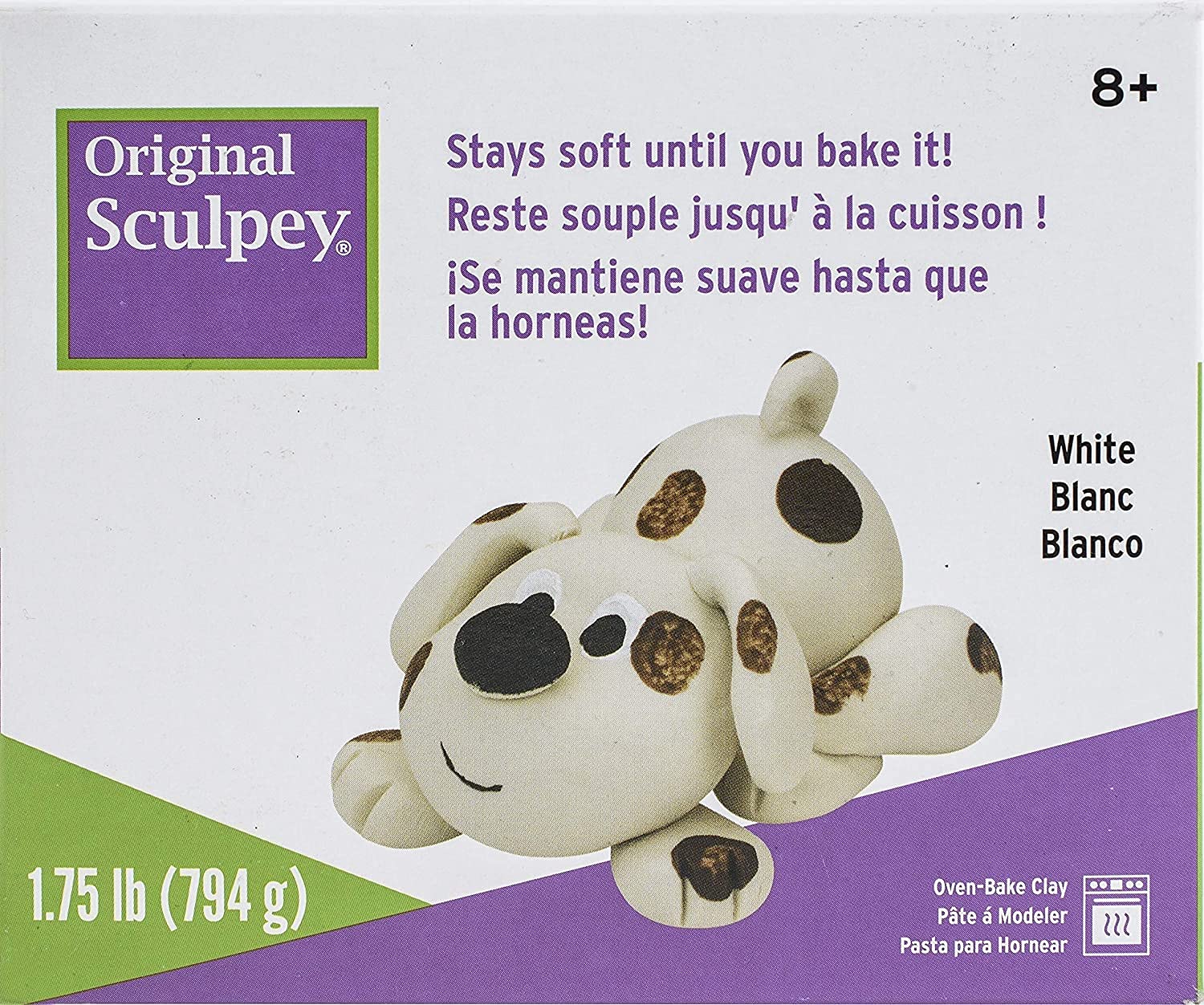 Sculpey Original Clay — White (1.75 lb)