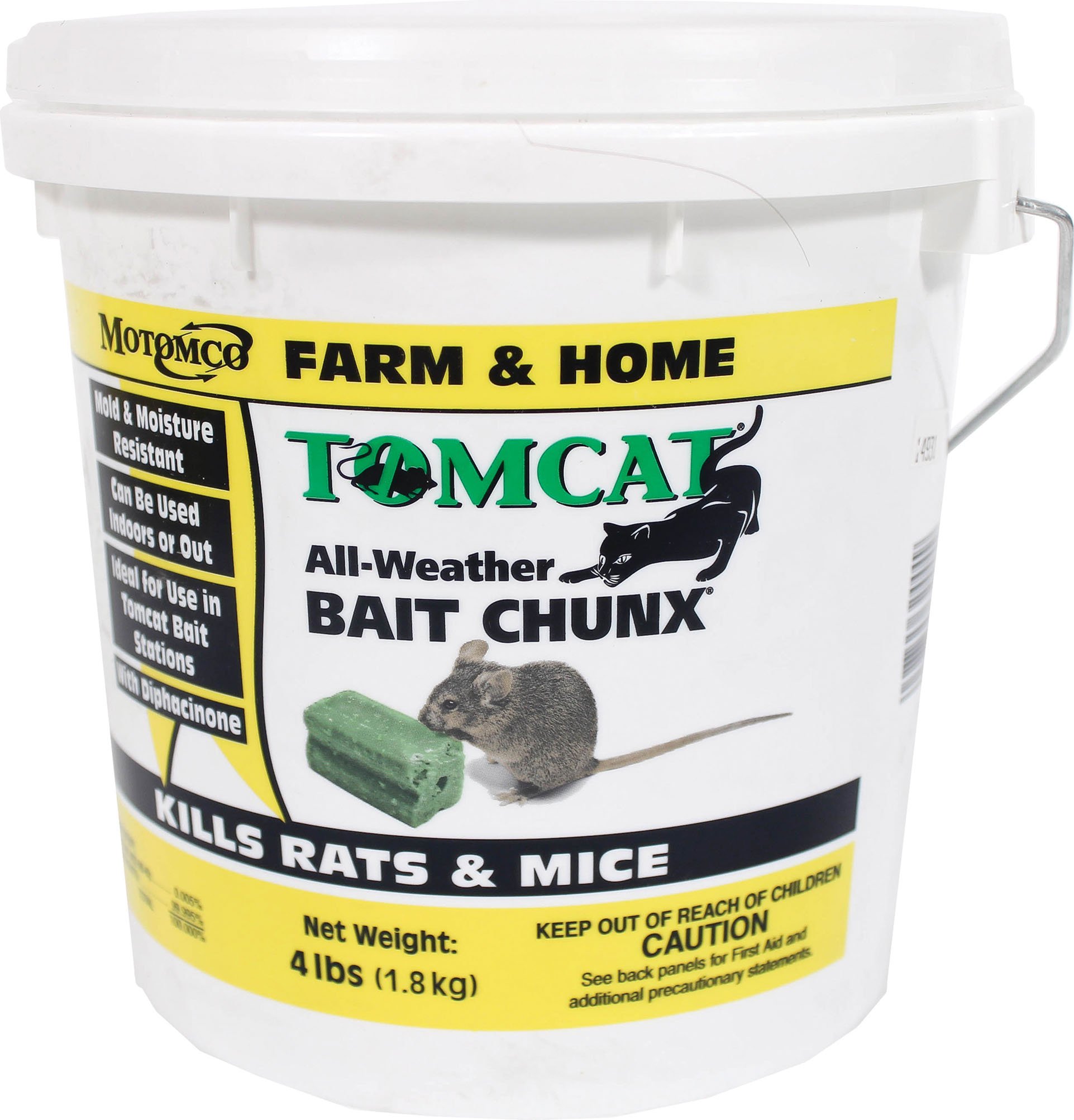 Tomcat All Weather Bait Chunx, 4 Lb 4lb Pail