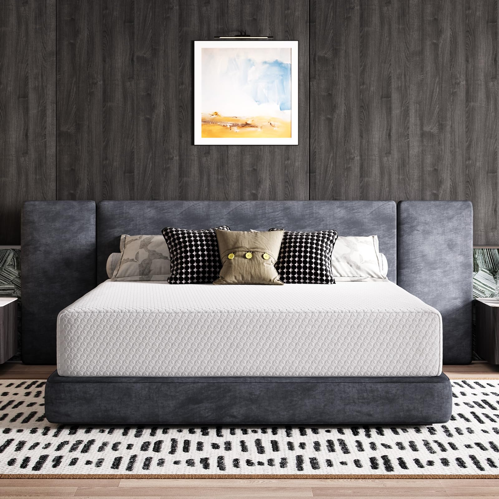 Avenco King Mattress — 12 Inch Medium-Firm Foam Mattress