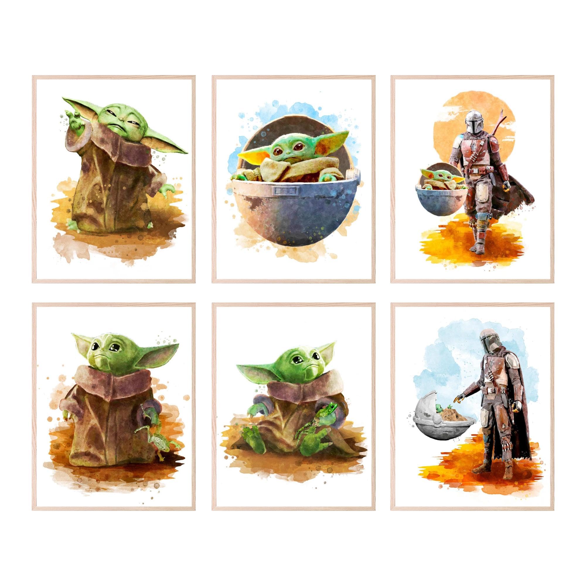 Baby Yoda Poster Set (6)