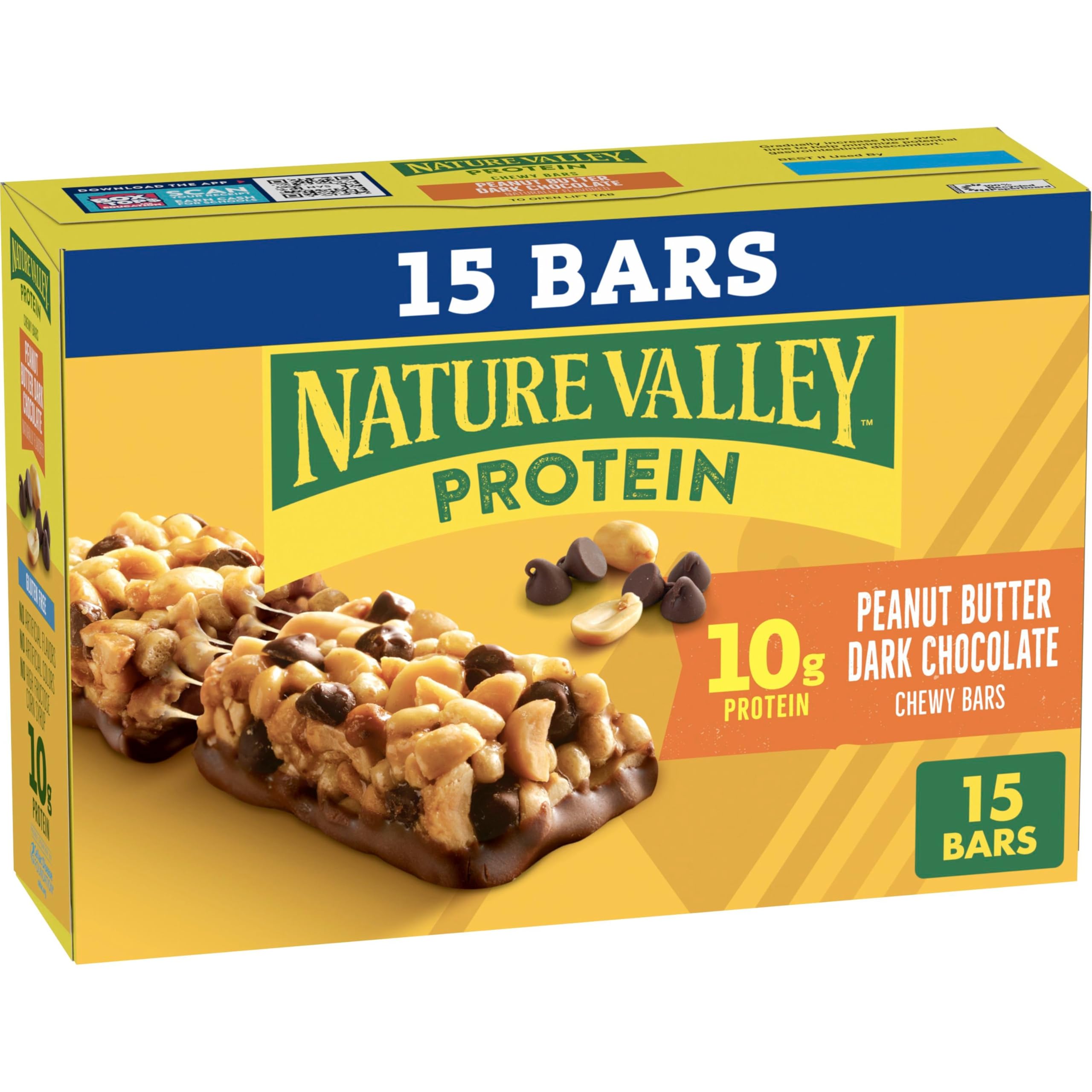 Nature Valley Chewy Protein Granola Bar — Peanut Butter Dark Chocolate