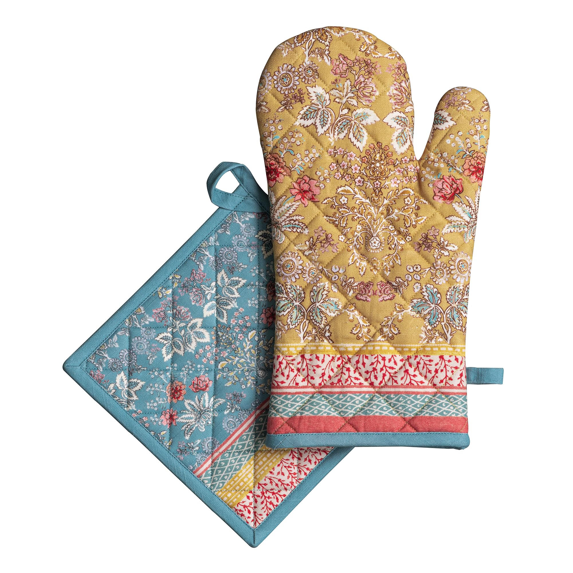 Maison d’Hermine 100% Cotton Oven Mitt & Pot Holder