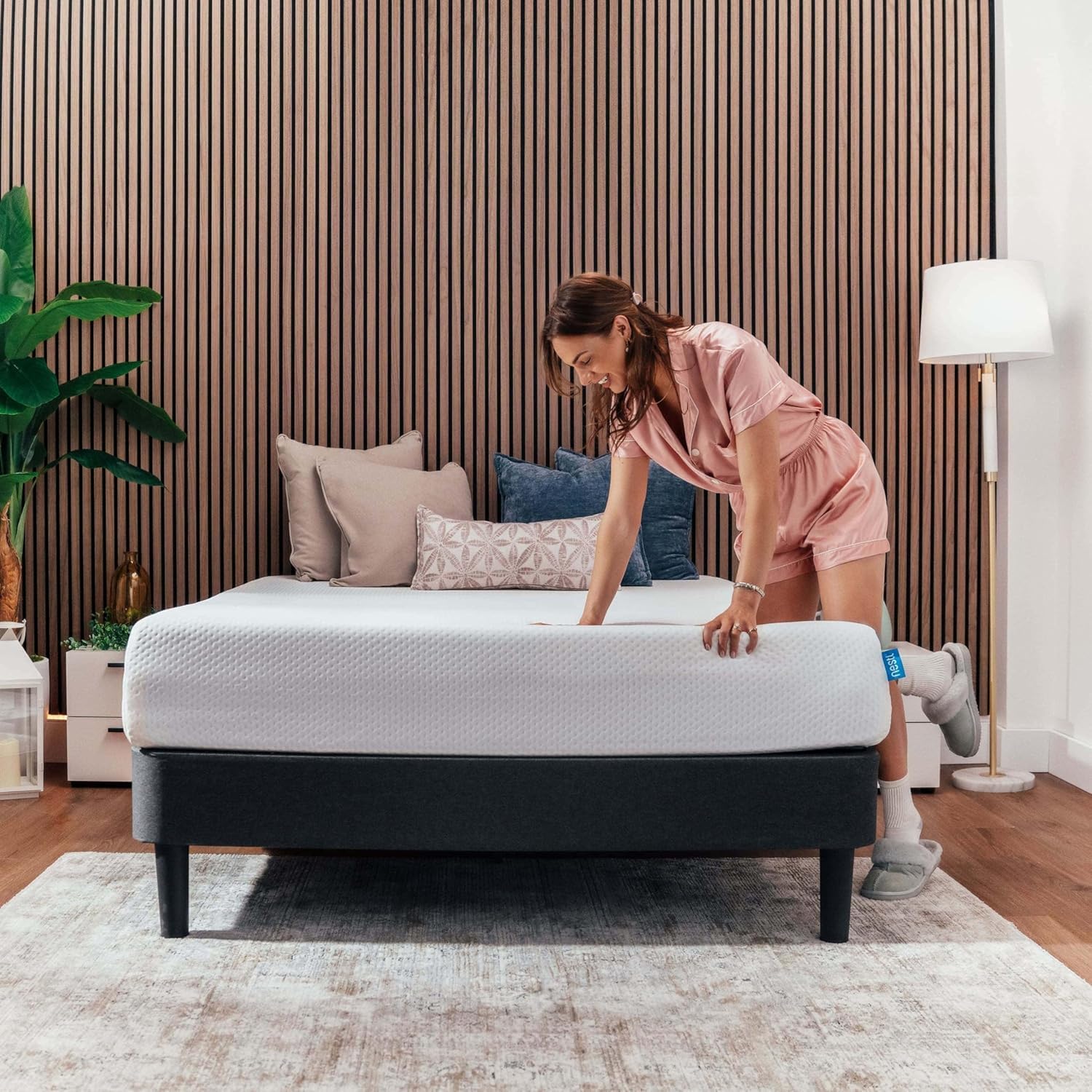 Nestl Green Tea Mattress — 12 Inch Graphite & Green Tea Memory Foam