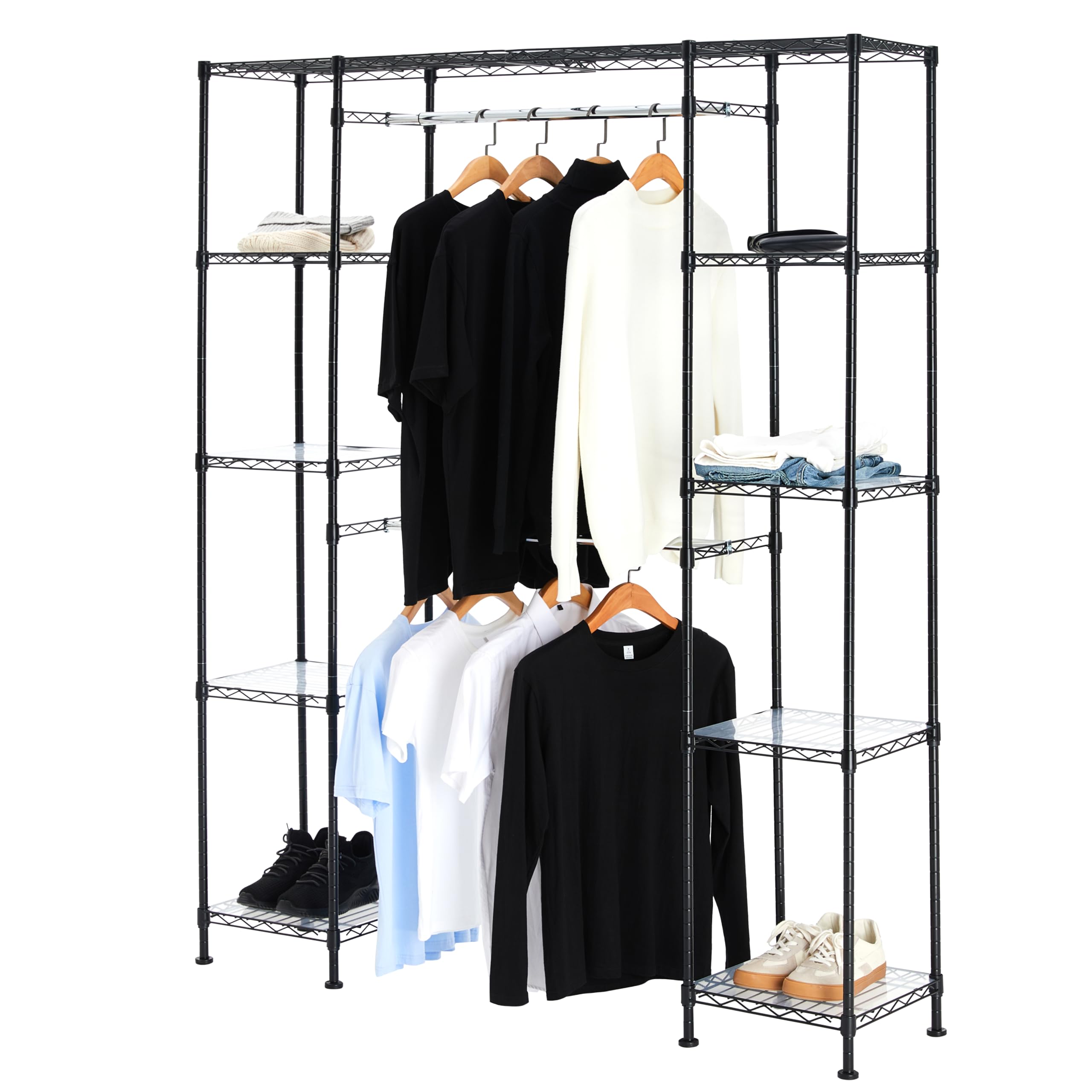 Amazon Basics Expandable Metal Closet Organizer