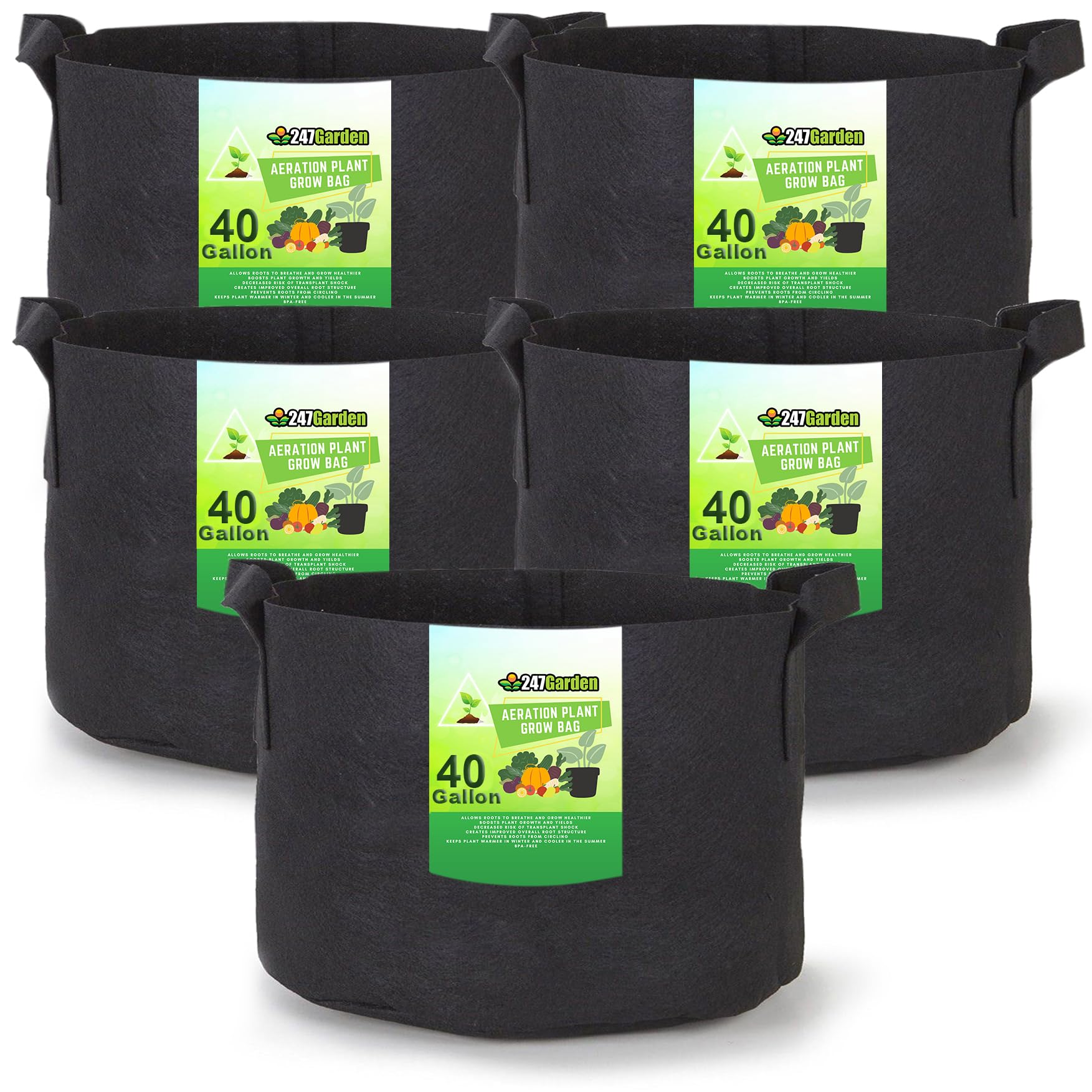 247Garden 40 Gallon Grow Bag