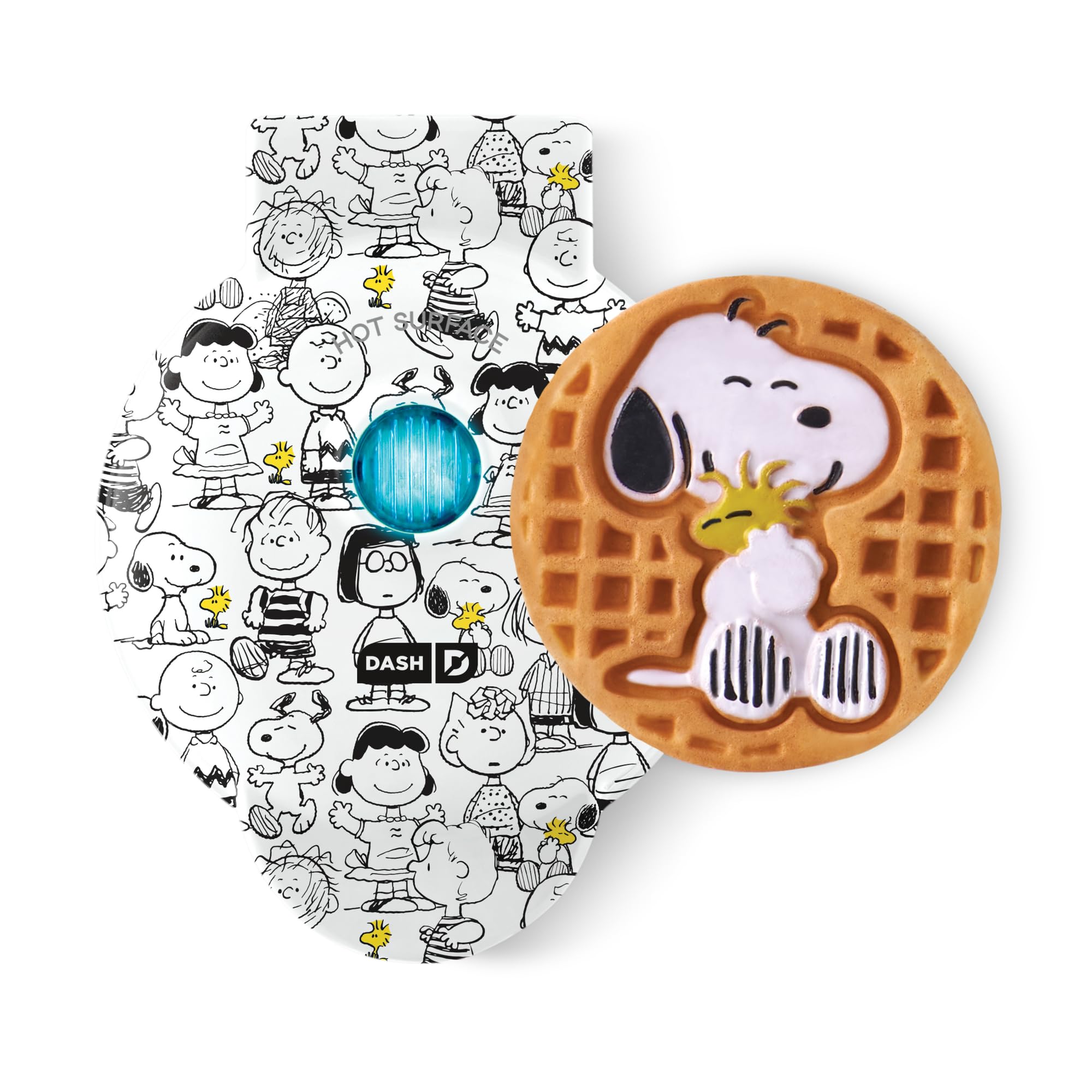 Dash Peanuts Mini Waffle Maker (Snoopy & Woodstock)