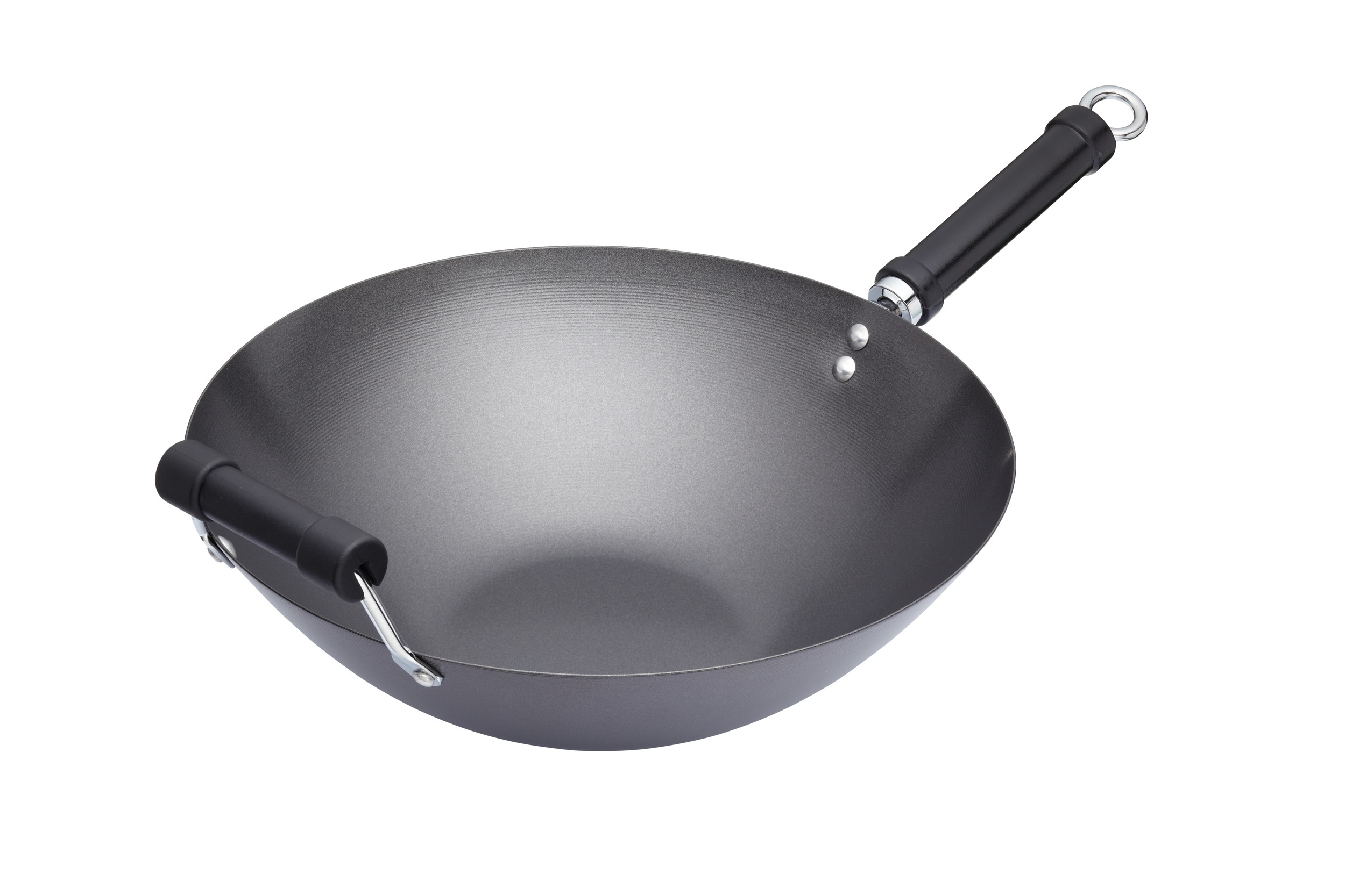 KitchenCraft Carbon Steel Wok