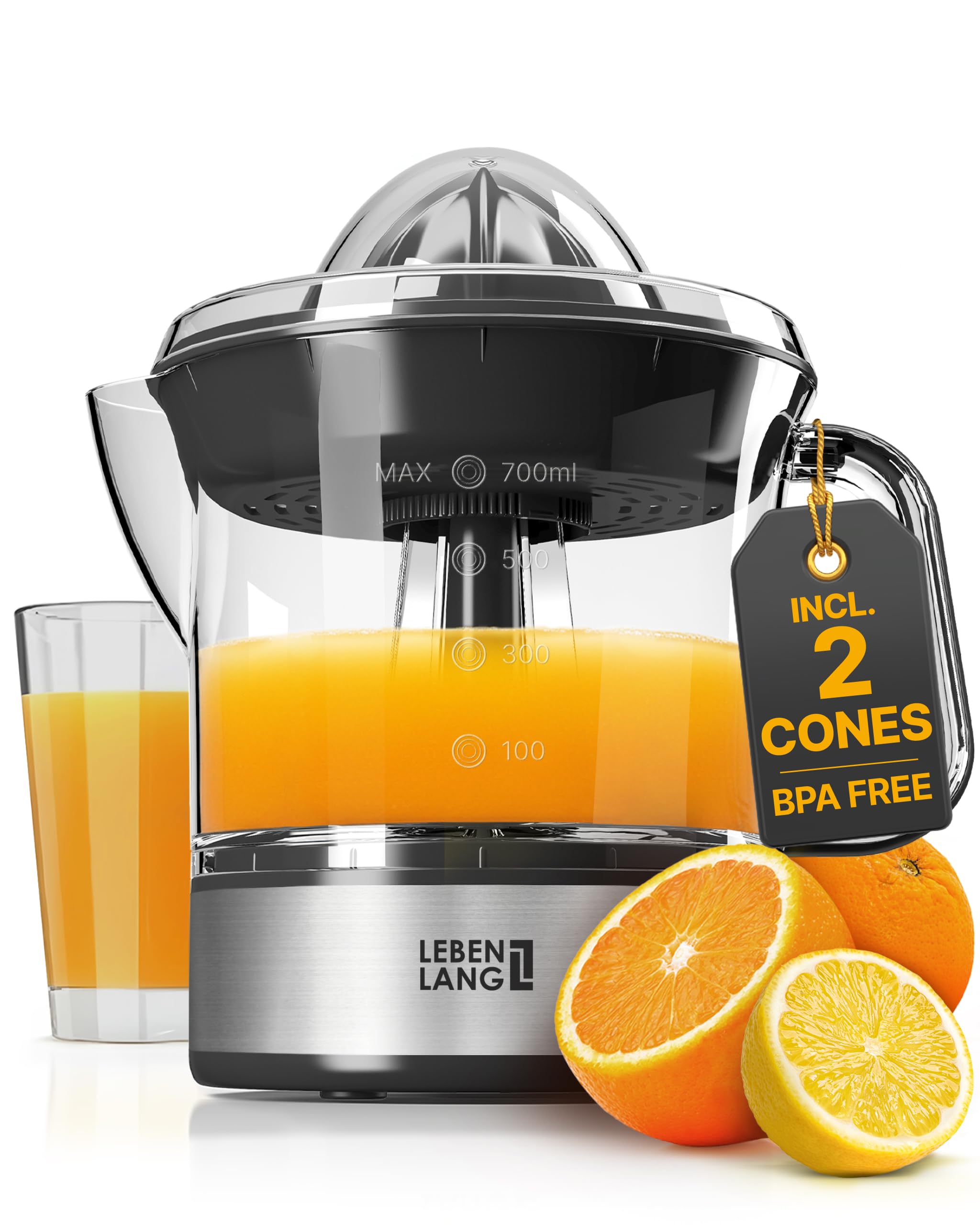 LEBENLANG Orange Juicer Electric LB389