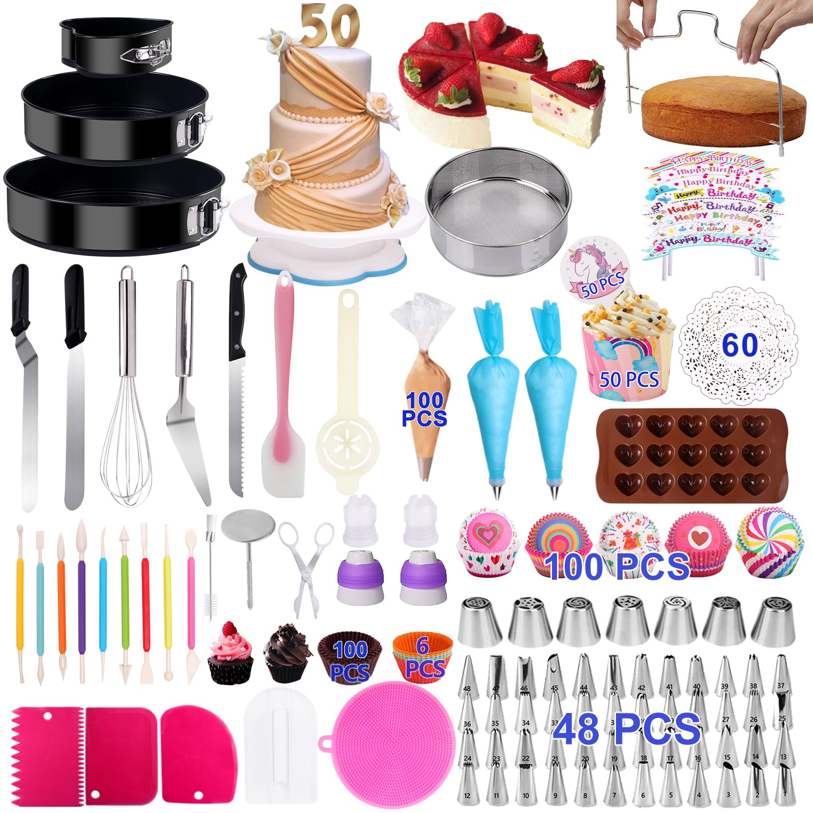 567-Piece Cake Decorating Mega Kit