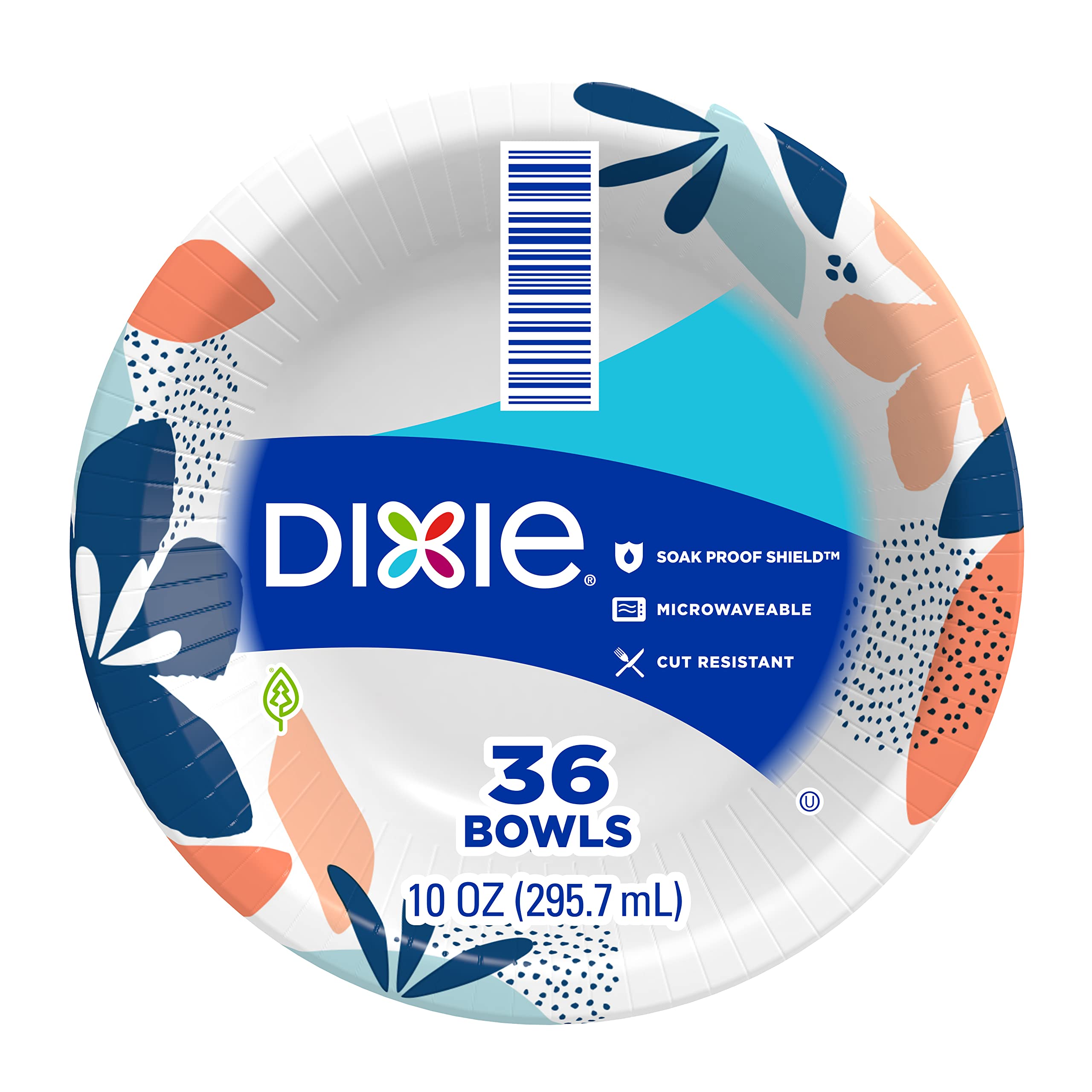 Dixie 10 oz Paper Bowls — 36 Count