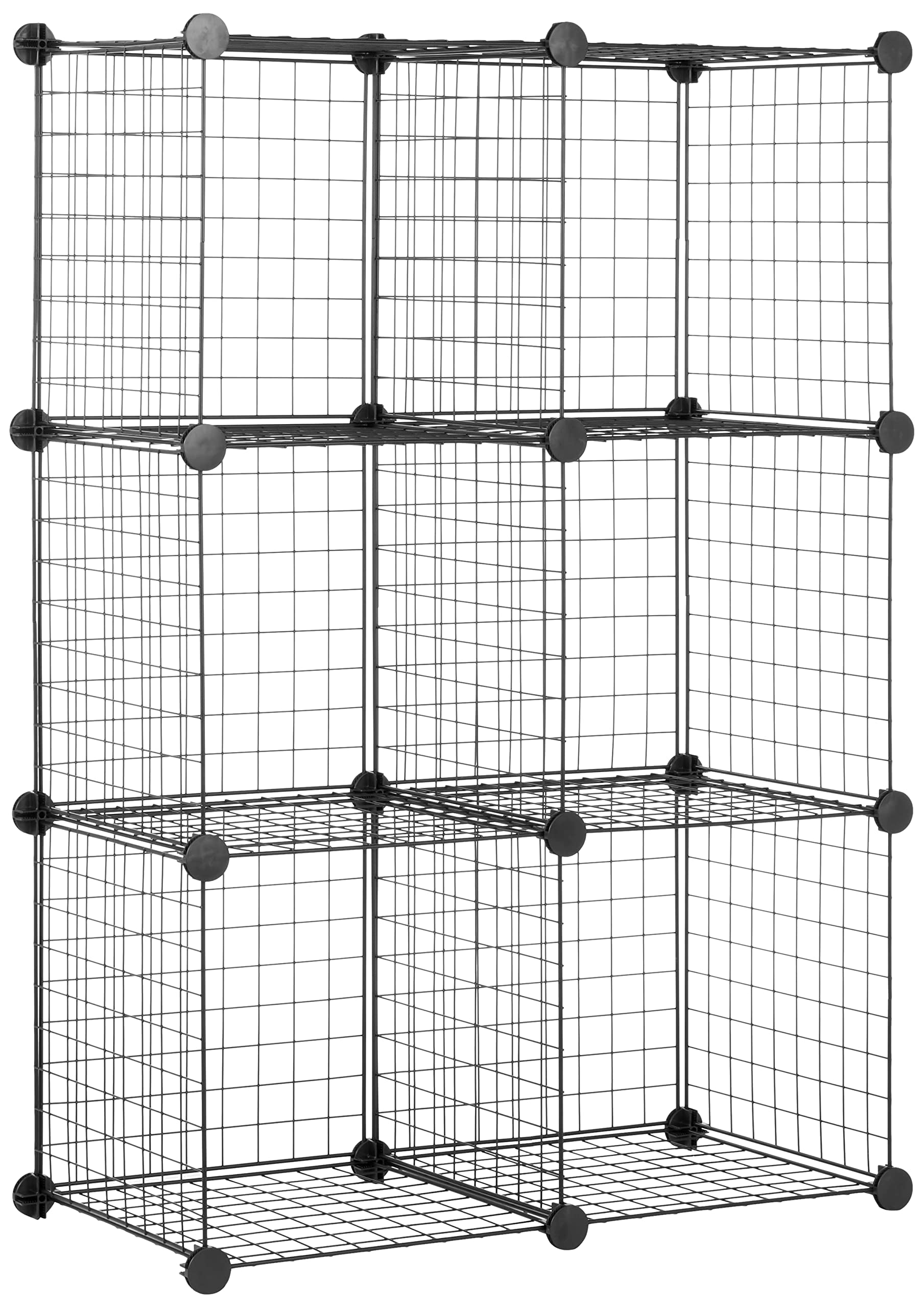 Amazon Basics 6-Cube Wire Grid Organizer