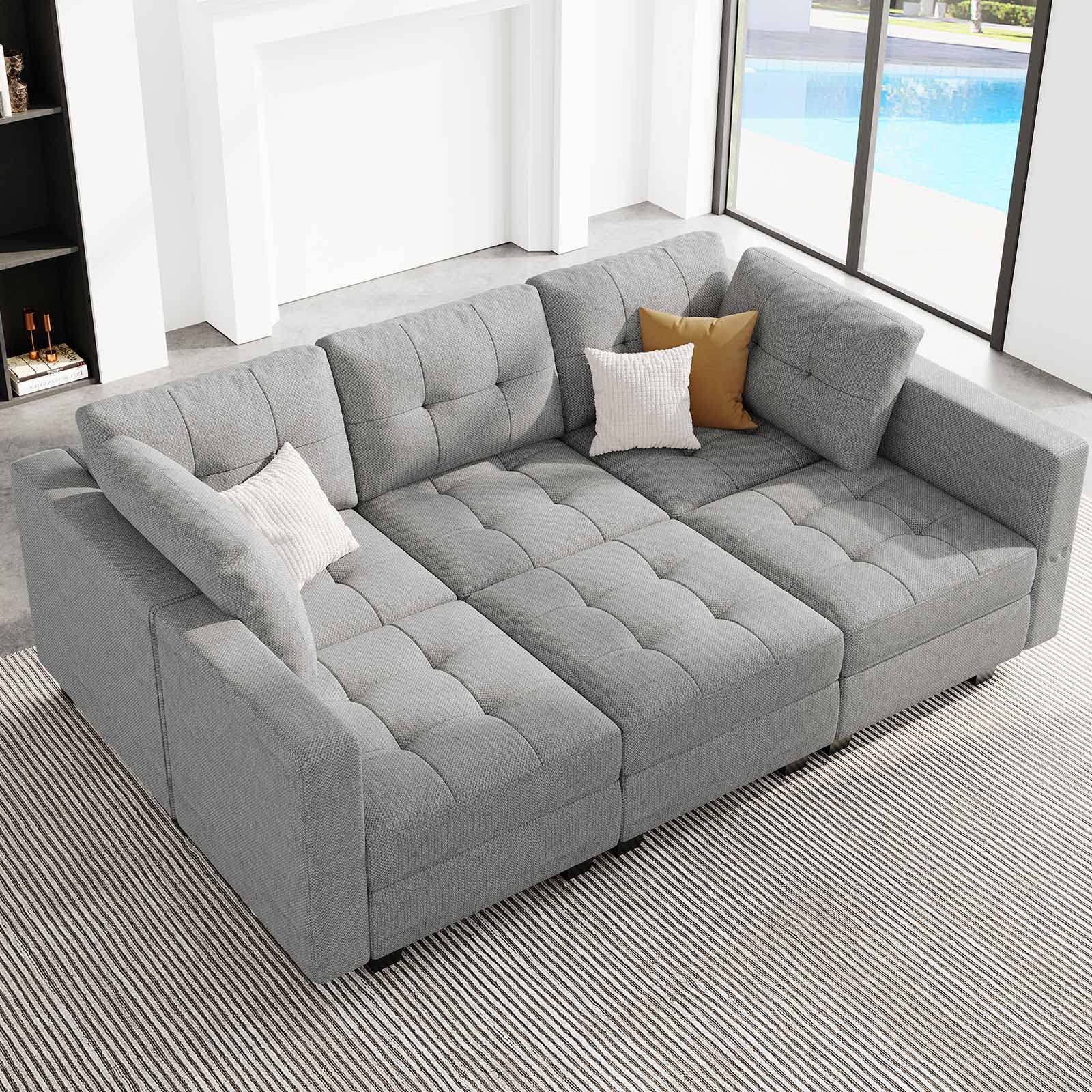 Belffin Modular Sectional Sleeper Sofa