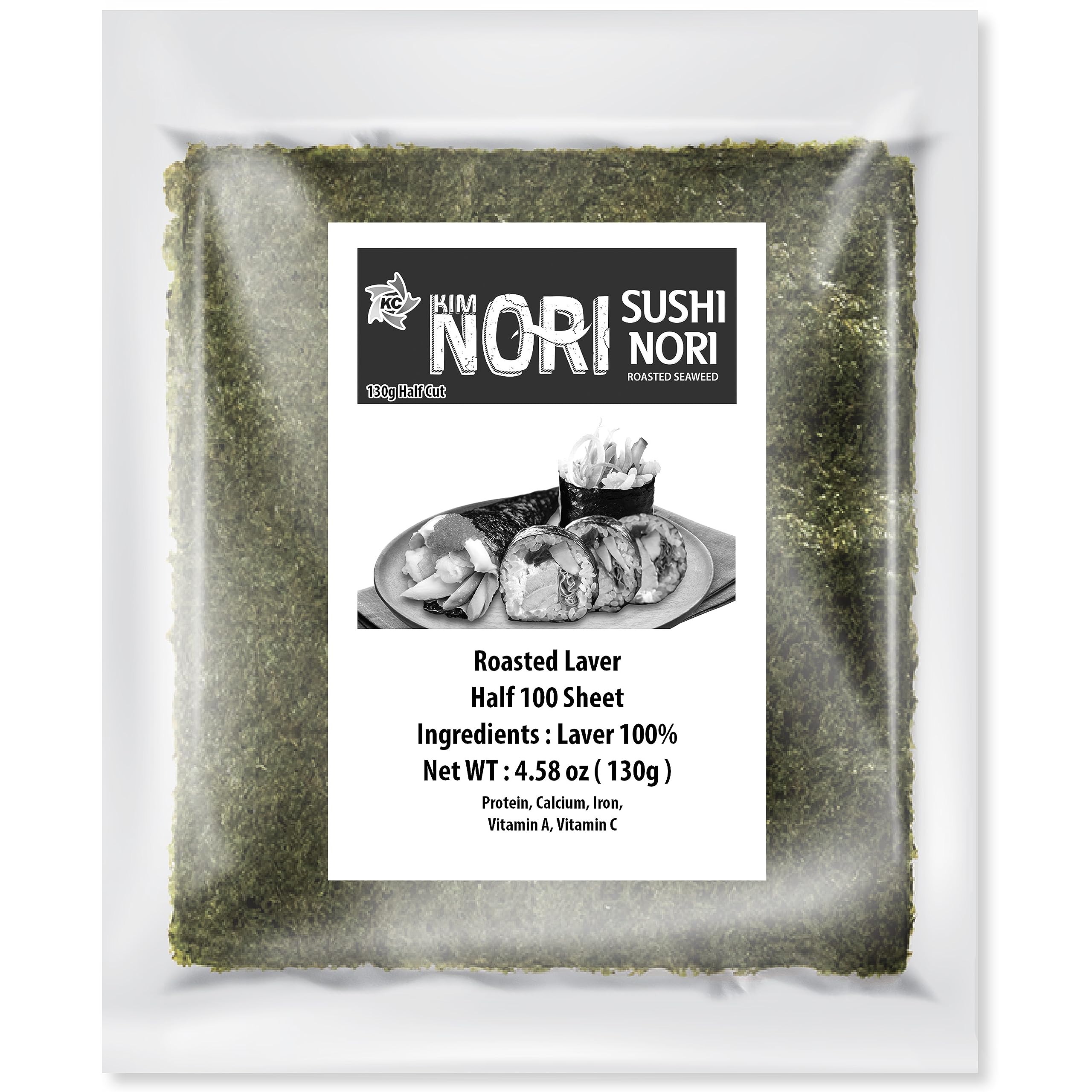 Kimnori Half-Cut Nori (100 half-sheets)