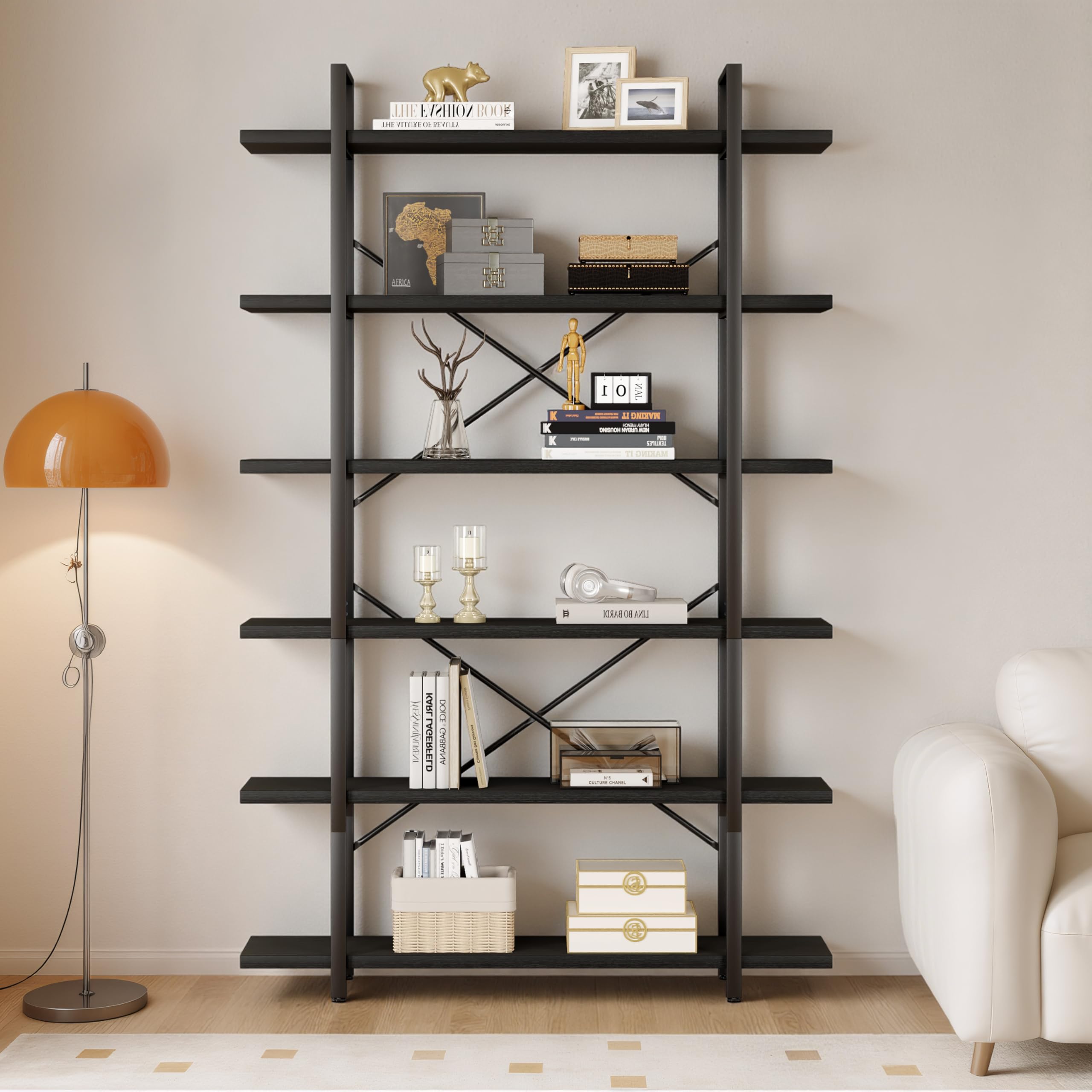 HSH 6-Tier Tall Bookshelf