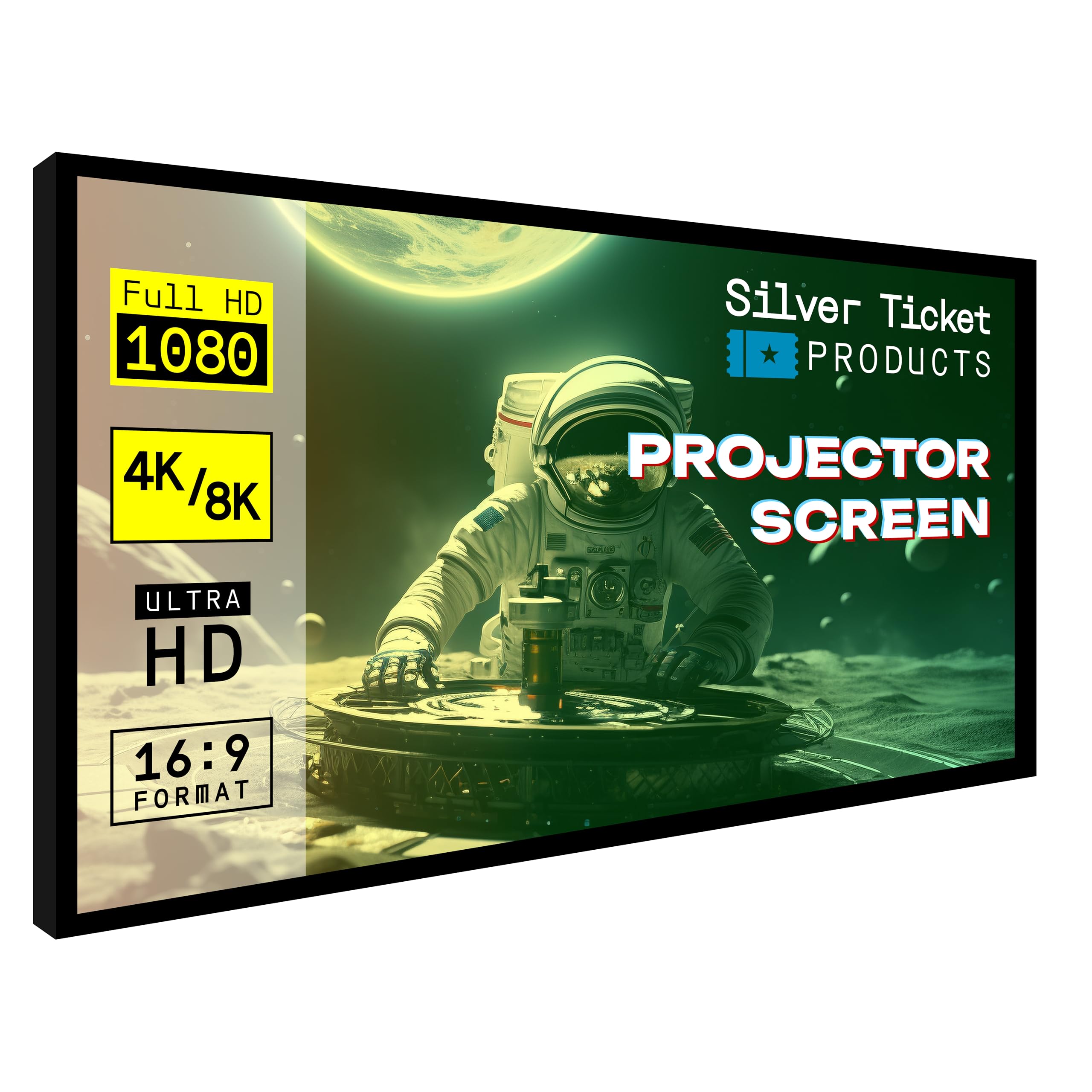 Silver Ticket STR 120" 16:9 Fixed Frame Screen
