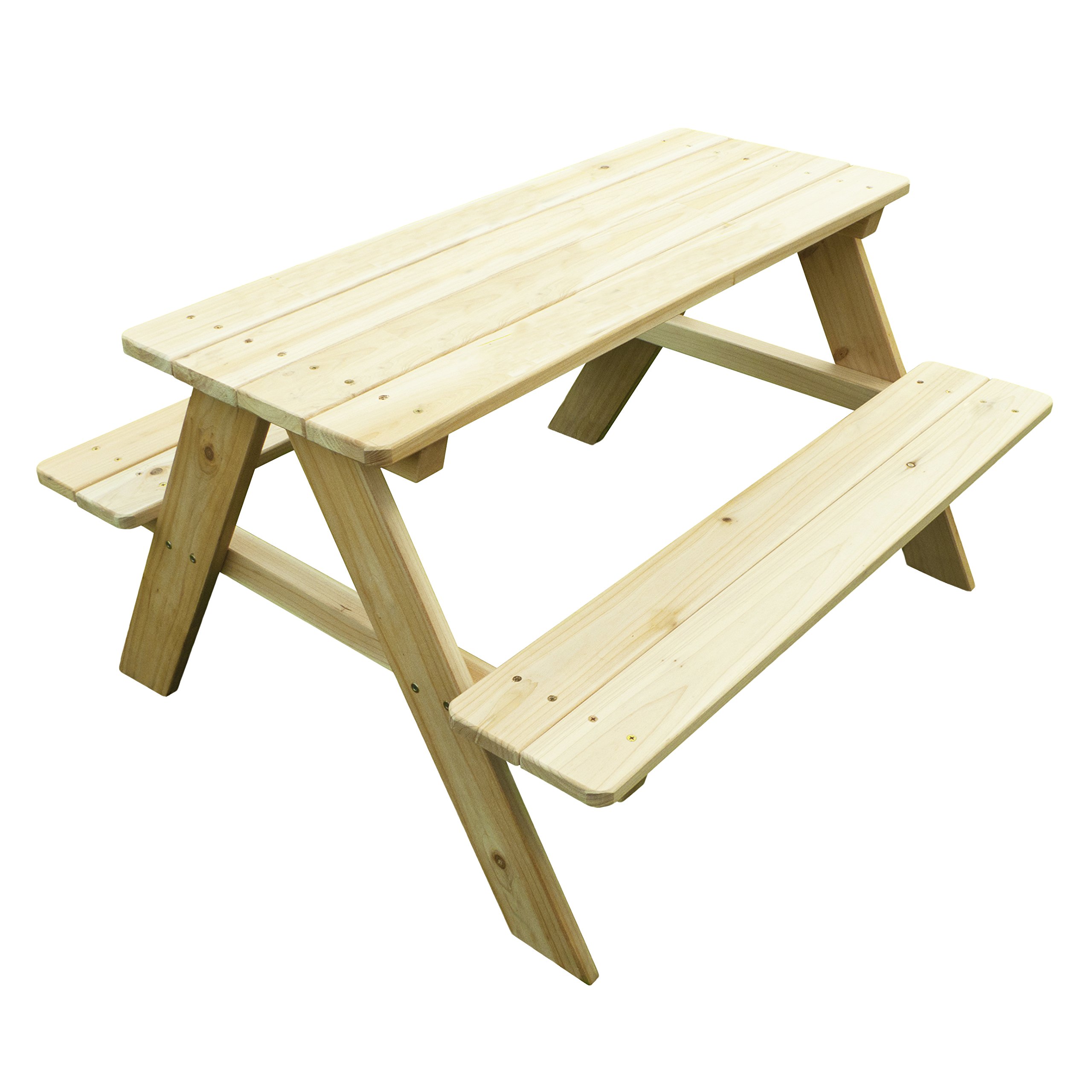 Kids Wooden Picnic Bench (Canadian Hemlock)
