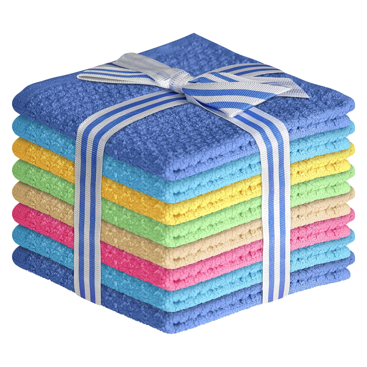 Elaine Karen Cotton Washcloths (8-Pack)