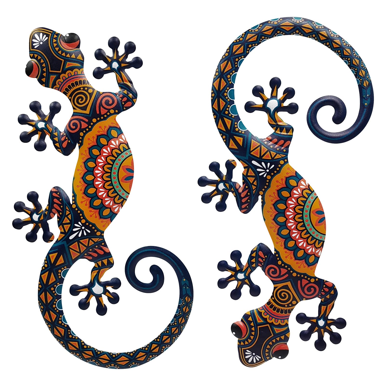 LIFFY Metal Gecko Wall Art (15-inch)