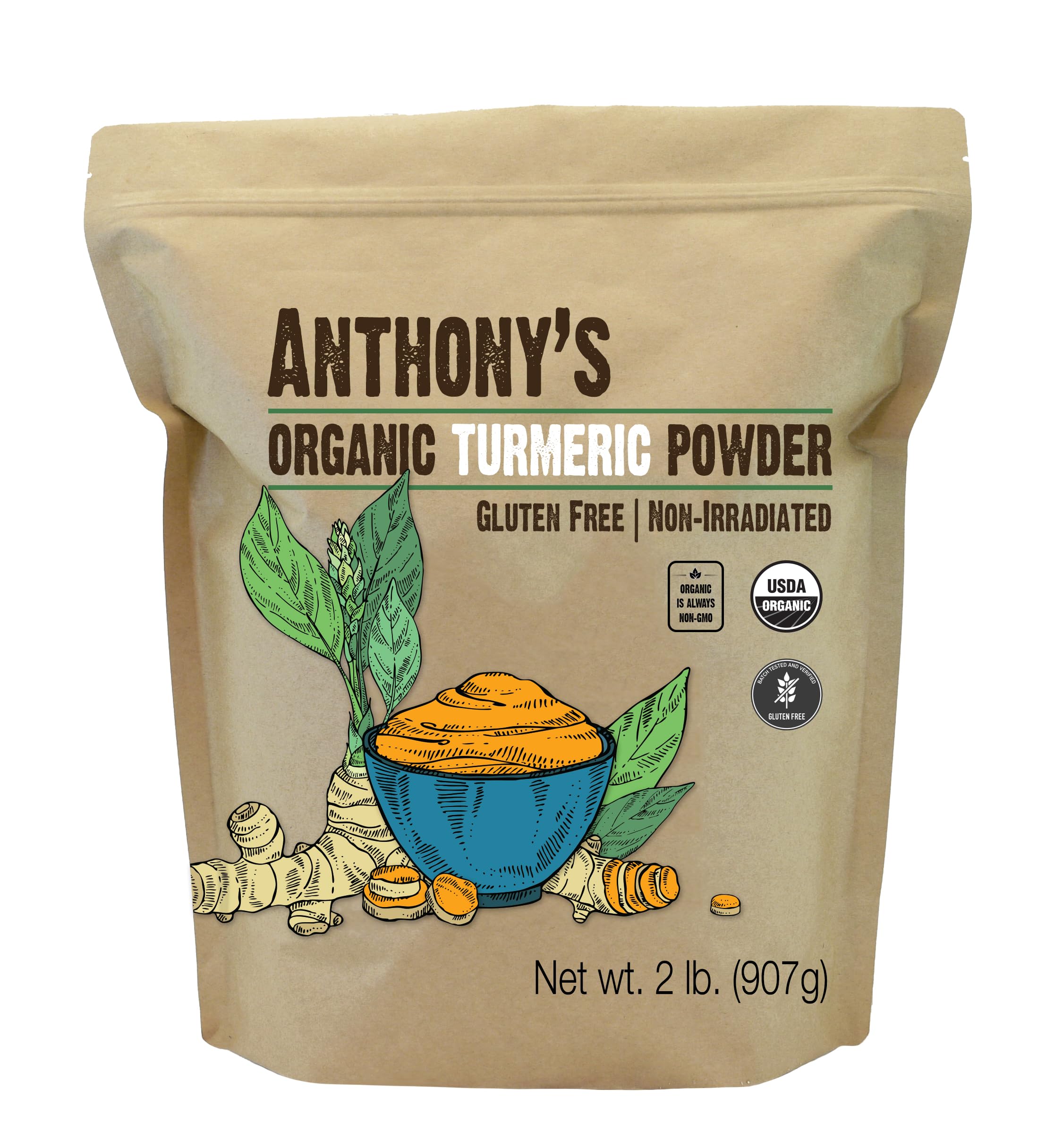 Anthony's Organic Turmeric Powder