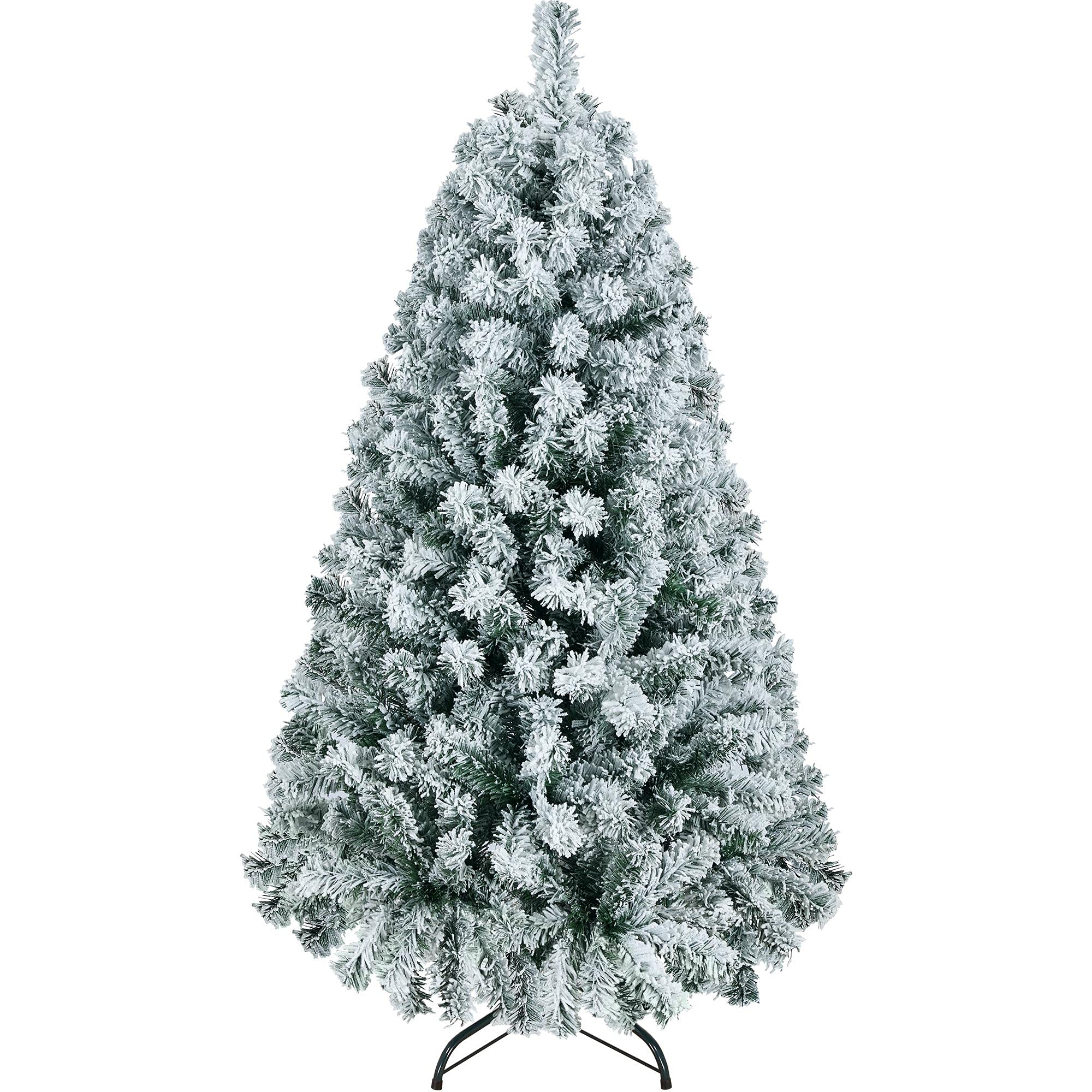 Yaheetech 4.5ft Snow Flocked Tree