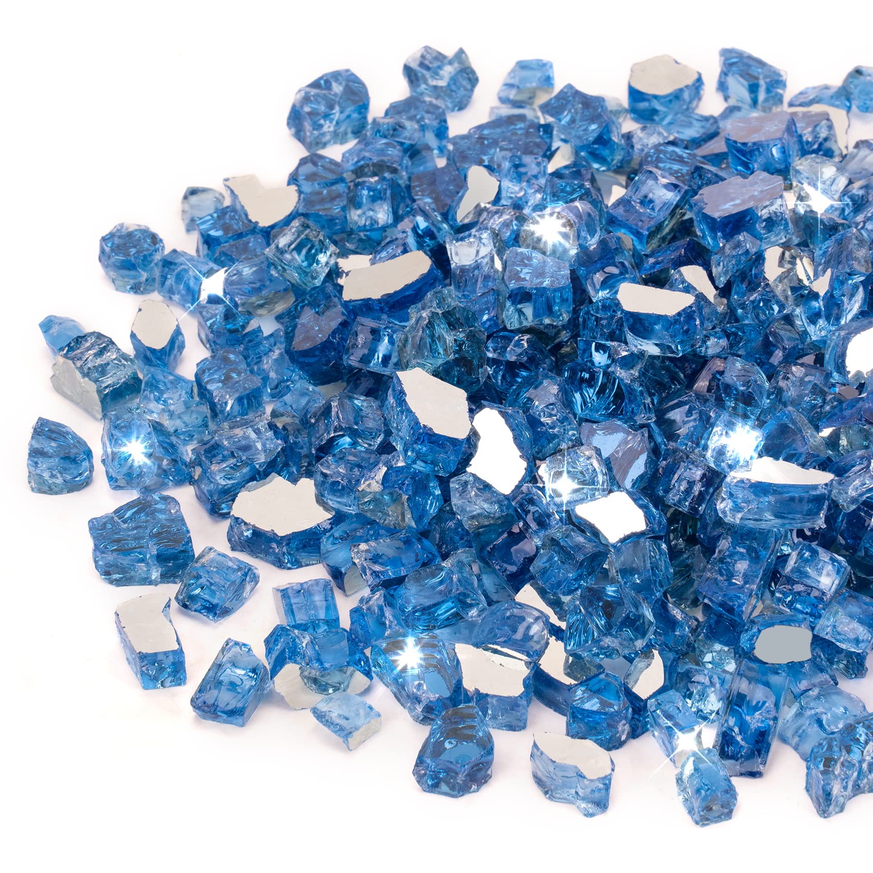 Stanbroil Pacific Blue 1/2" Fire Glass (10 lb)