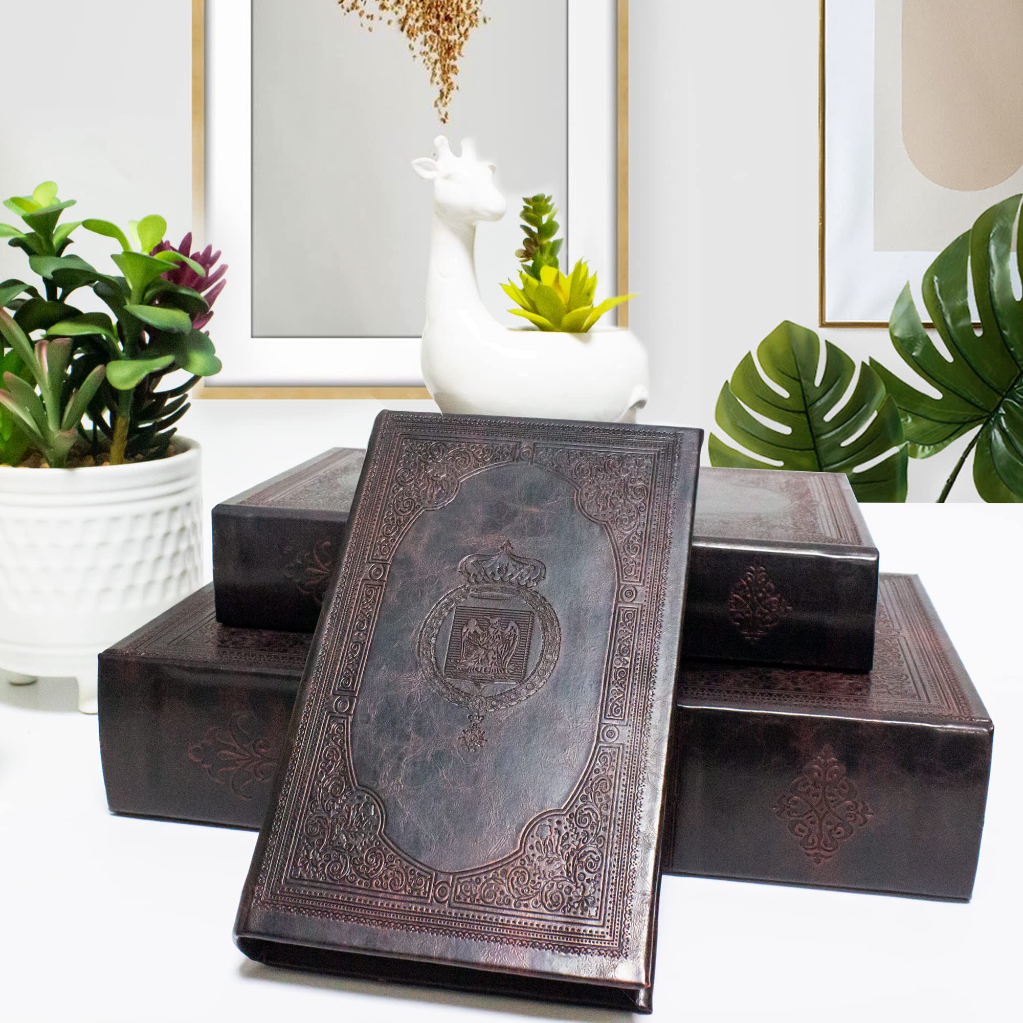 Decorative Book Box Set of 3