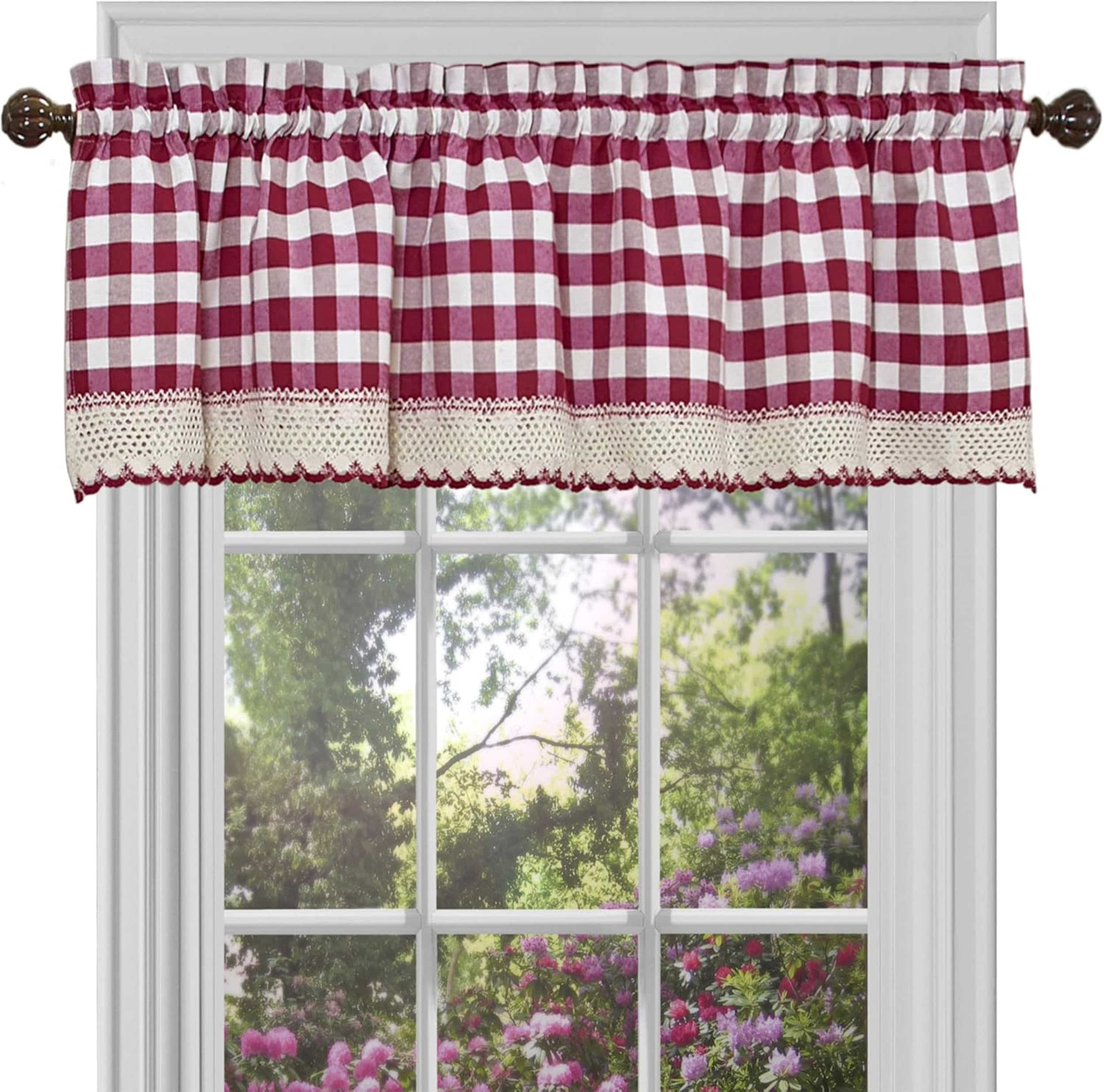 Achim Buffalo Check Valance