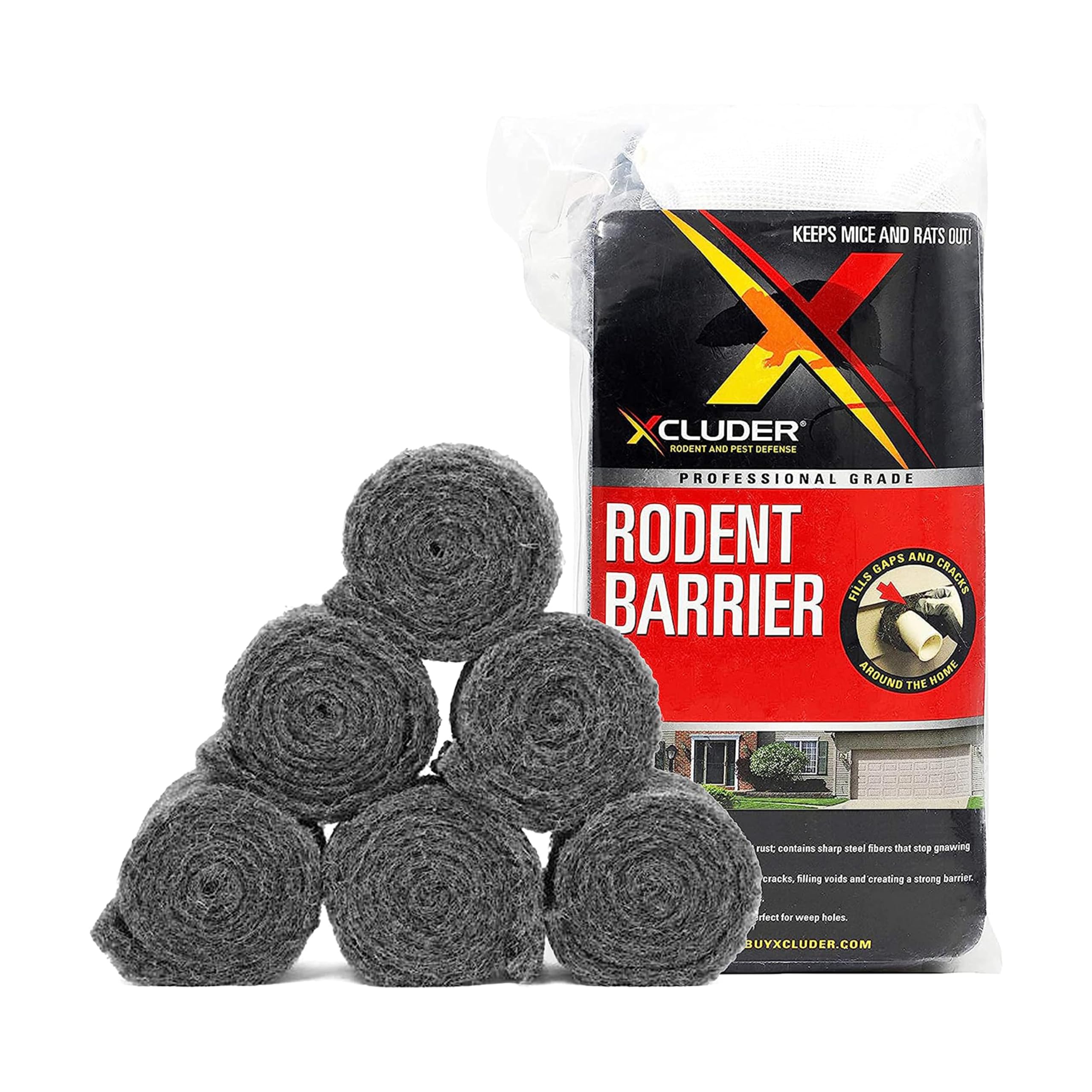 Xcluder Rodent Control Fill Fabric - 6 Rolls