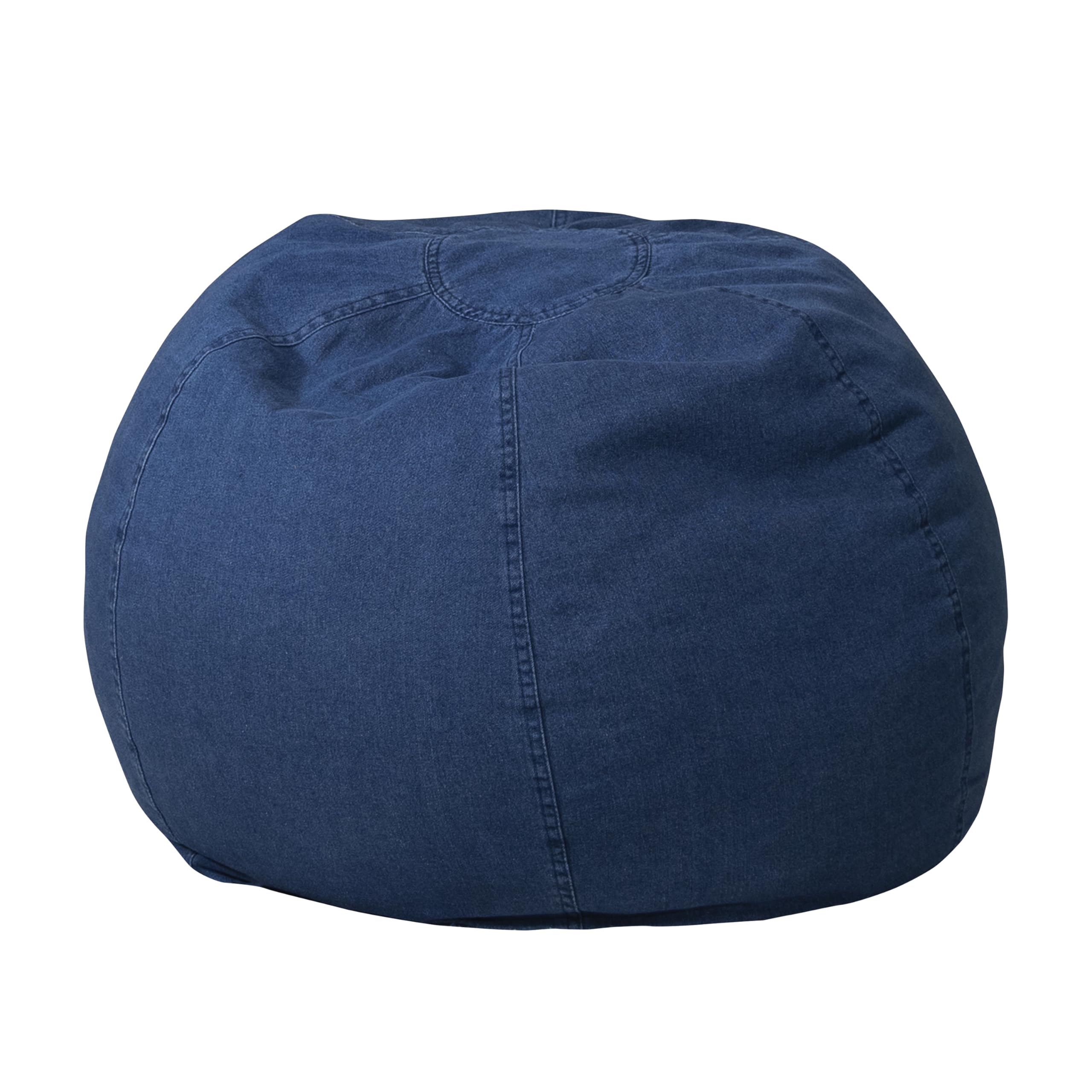 Flash Furniture Dillon Small Bean Bag (Denim)