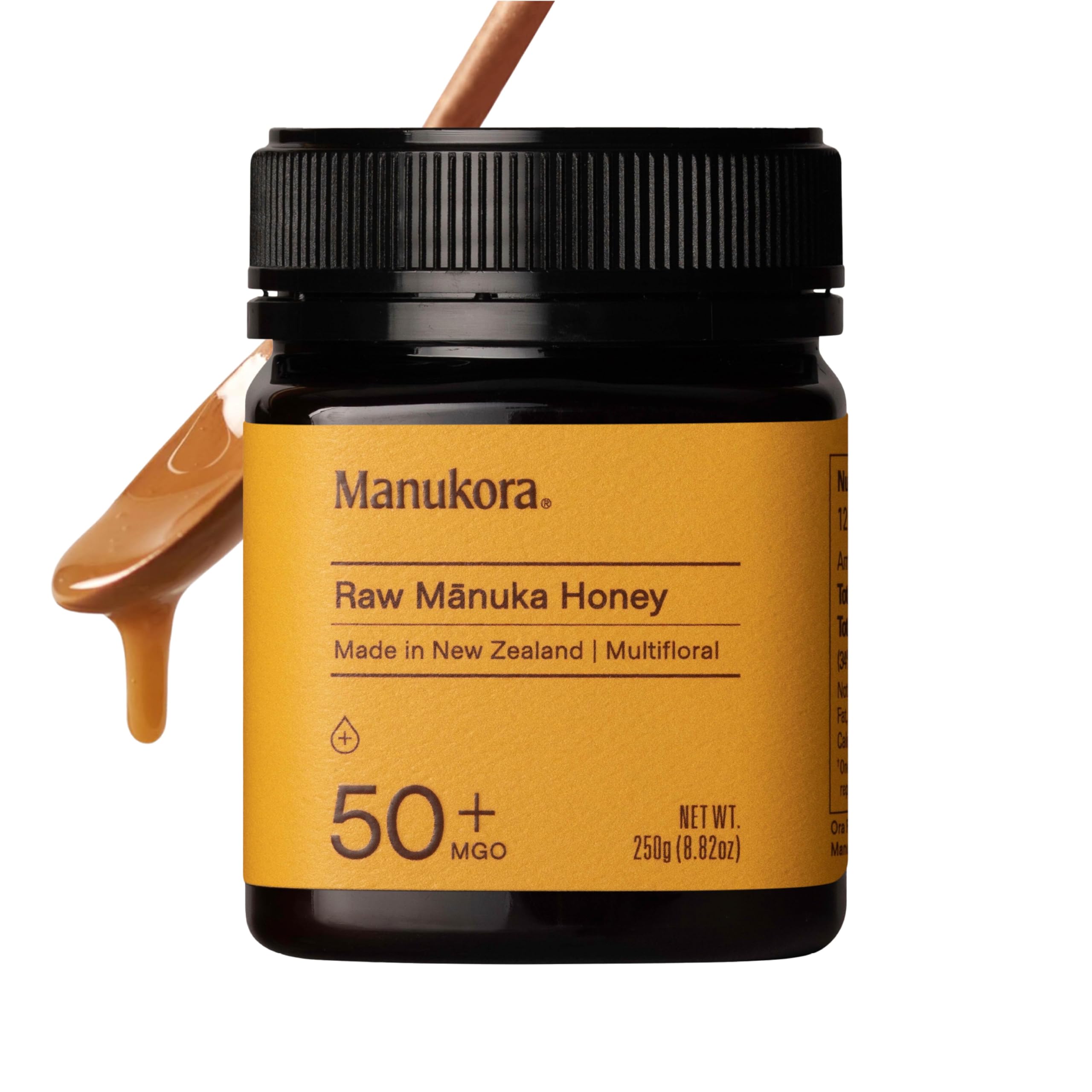 Manukora Raw Manuka Honey MGO 50+, 250g