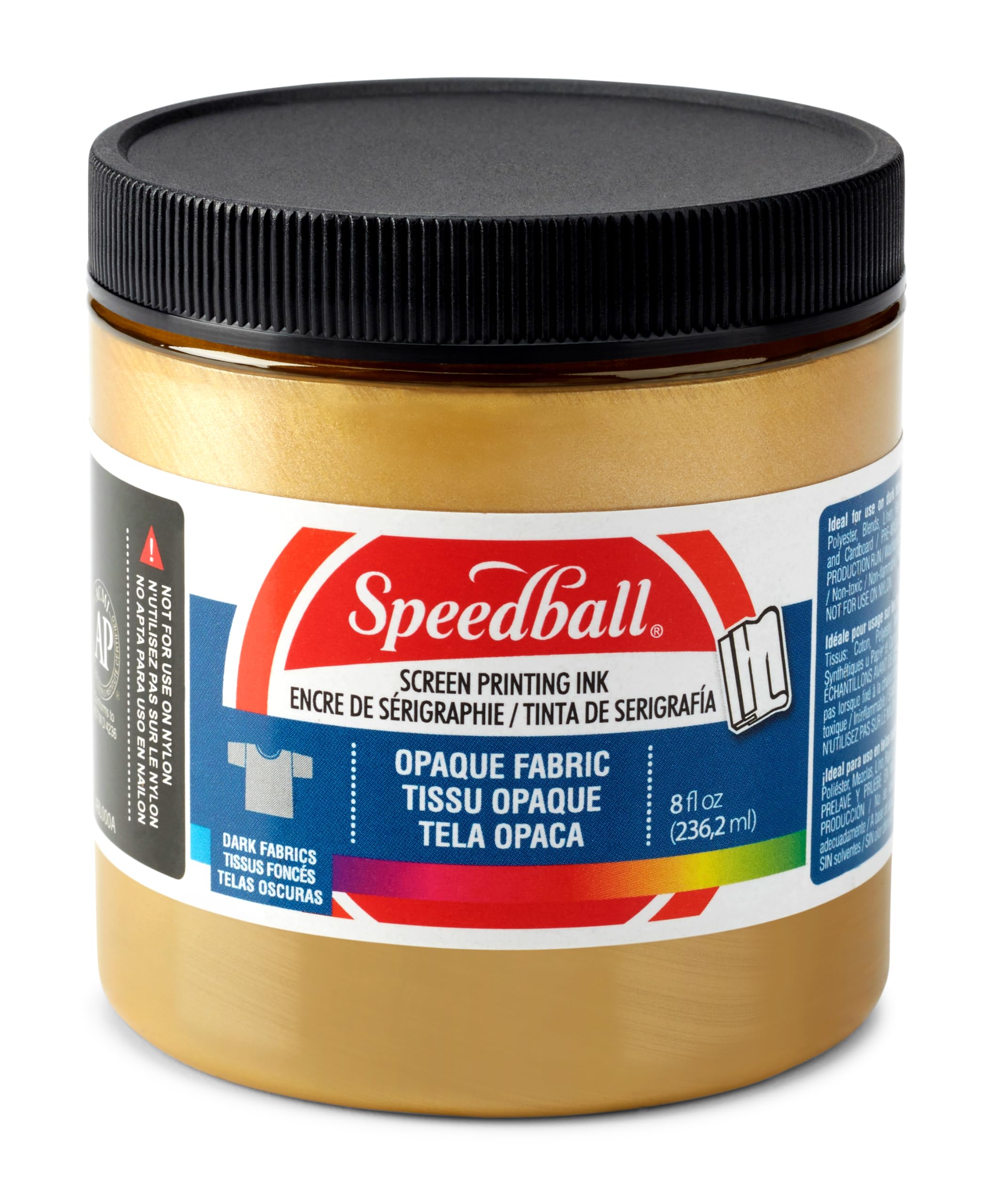 Speedball Opaque Fabric Ink — Gold (8 oz)